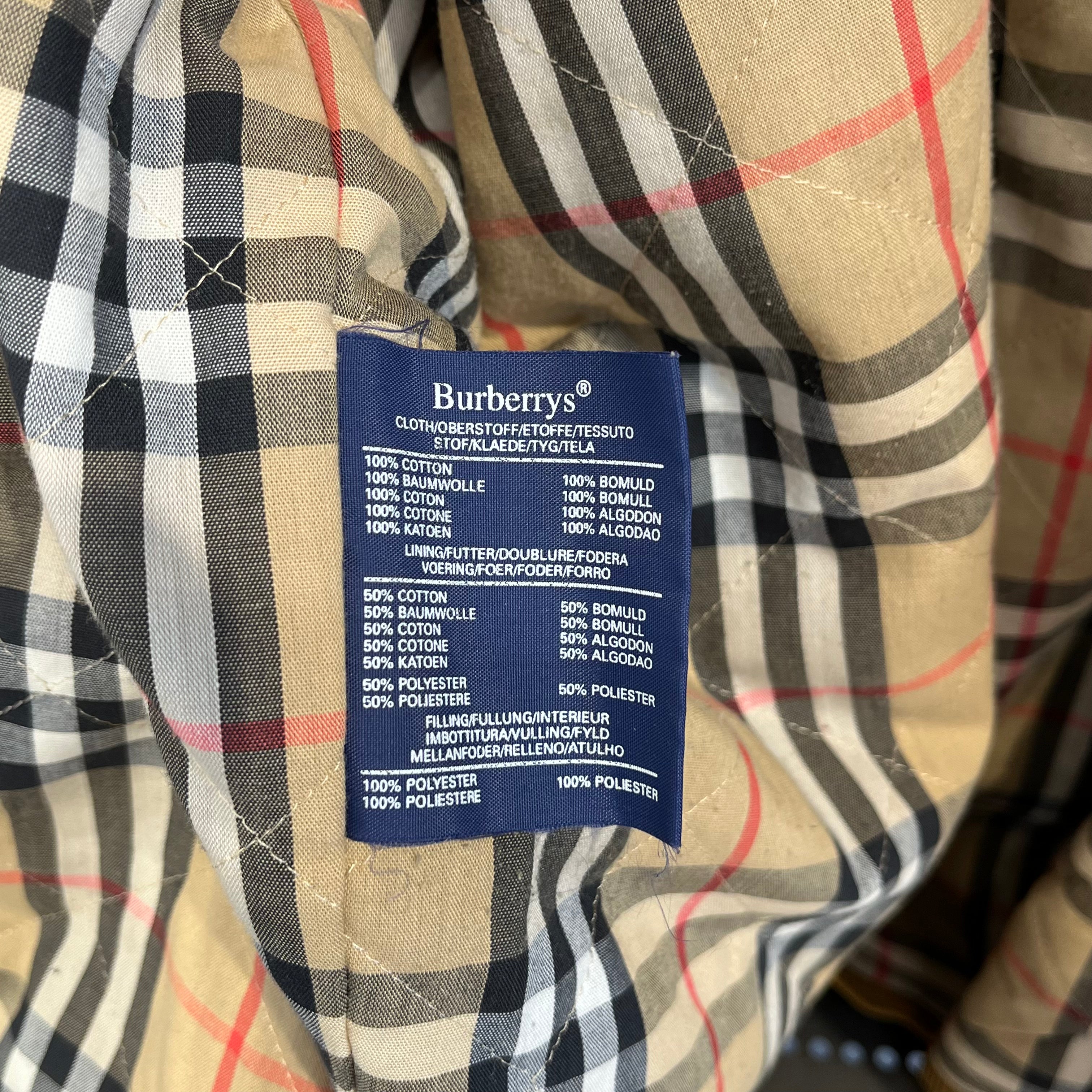 BURBERRYS/Coat/Corduroy/CML/PLAID LINED LONG COAT view 4