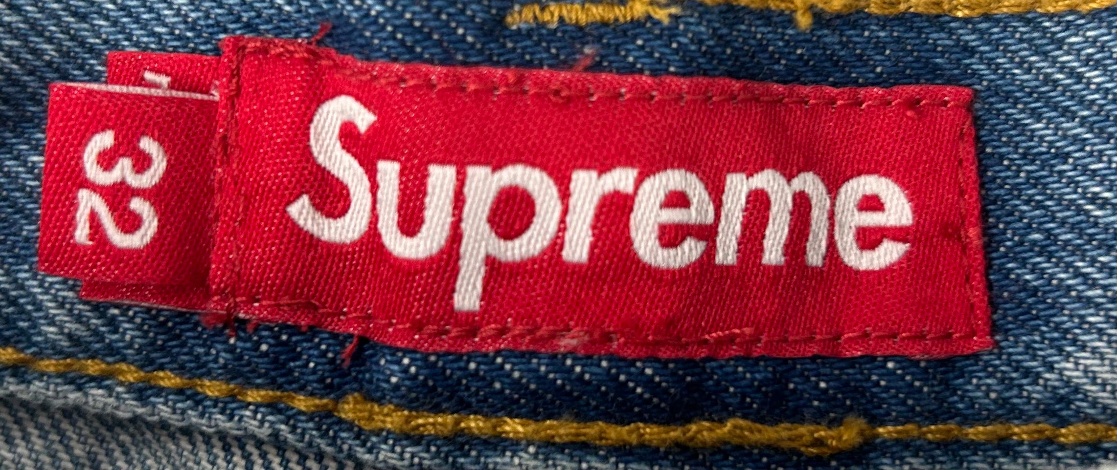 Supreme/Straight Pants/32/Cotton/BLU/REGULAR CUT W/ STAR view 4