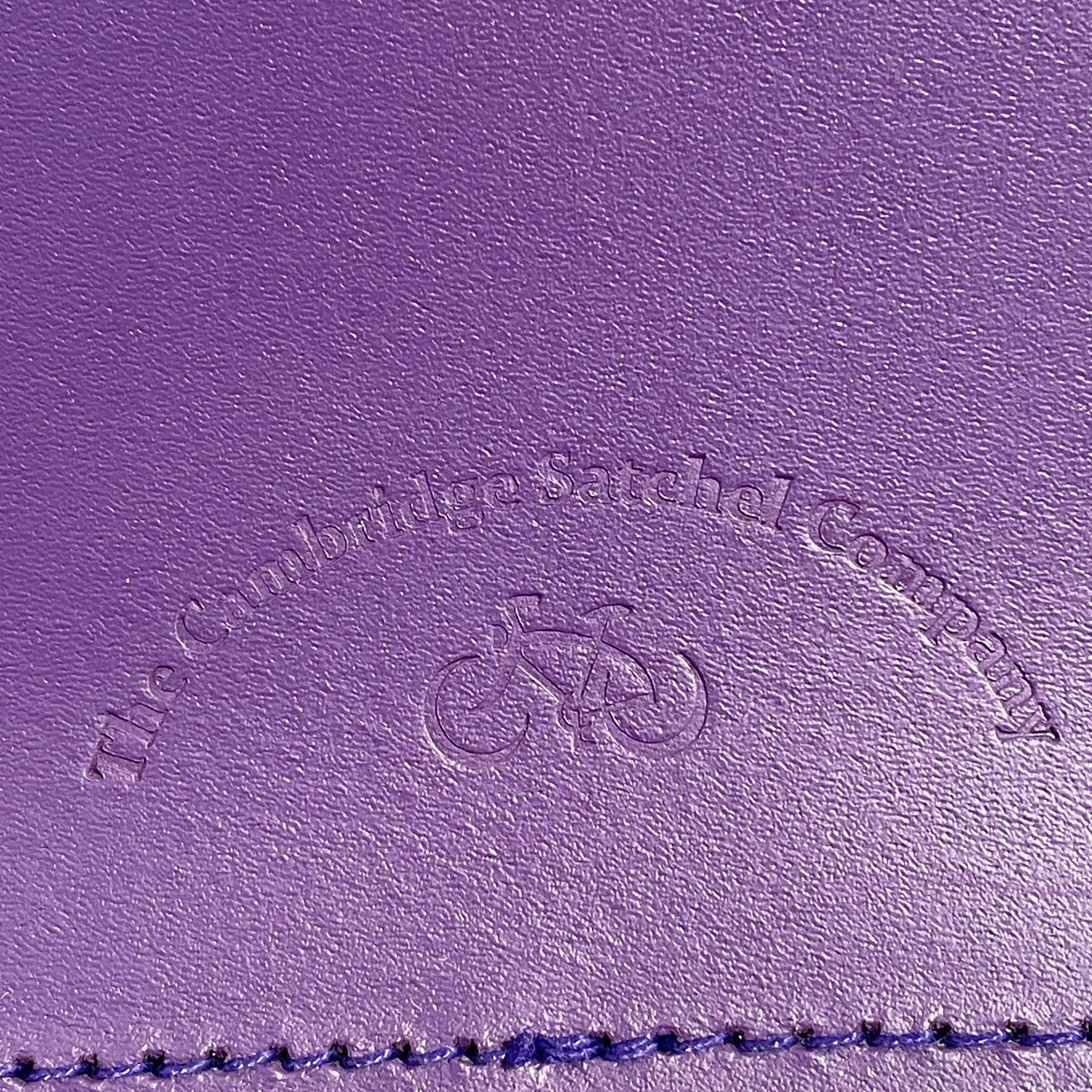 The Cambridge Satchel Company/Cross Body Bag/Leather/PPL/purple crssbdy satchel view 7