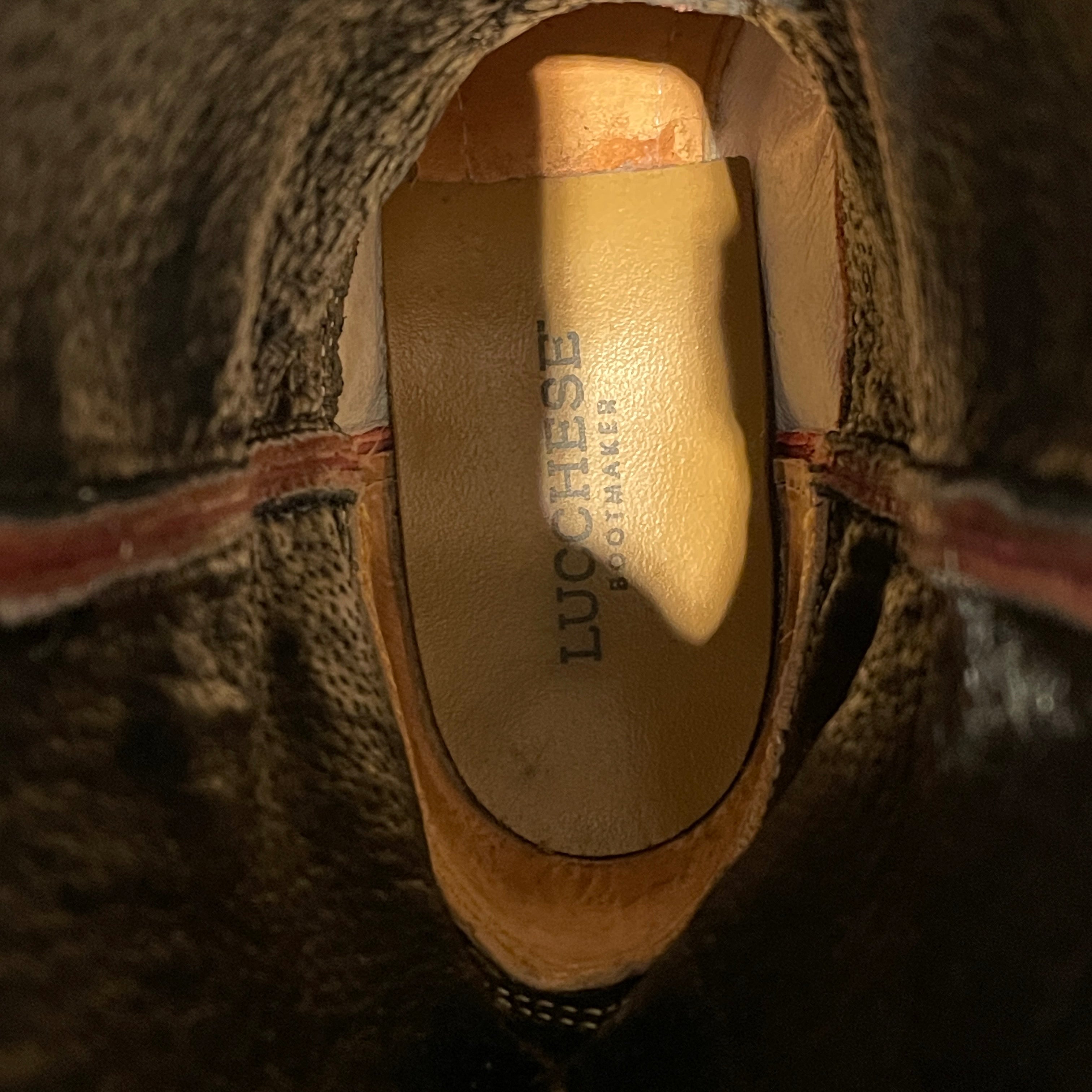 Lucchese/Western Boots/US 8/Animal Pattern/Leather/BRD/JOSEPHINE view 5