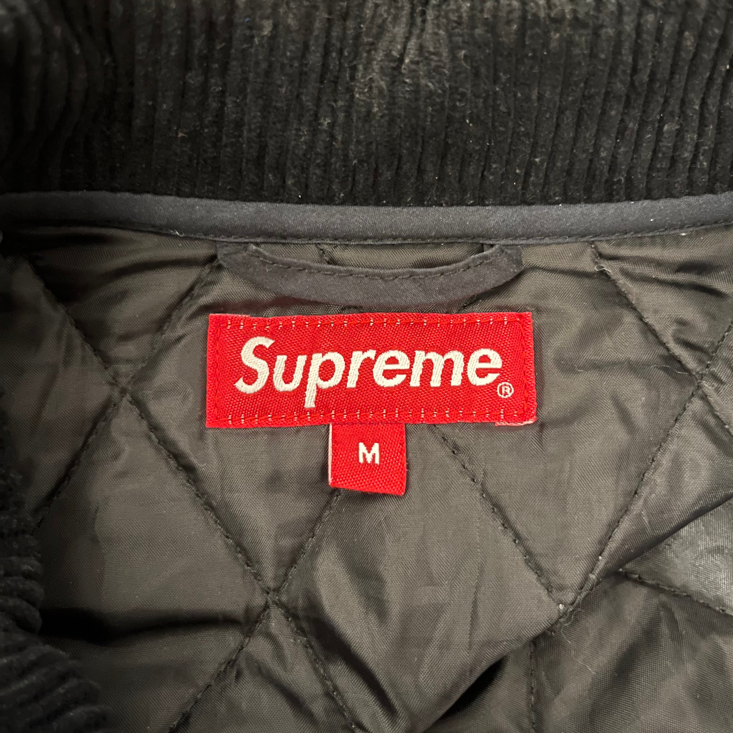 Supreme/Quilted Jkt/M/Cotton/BLK/All Over Print/chains view 3