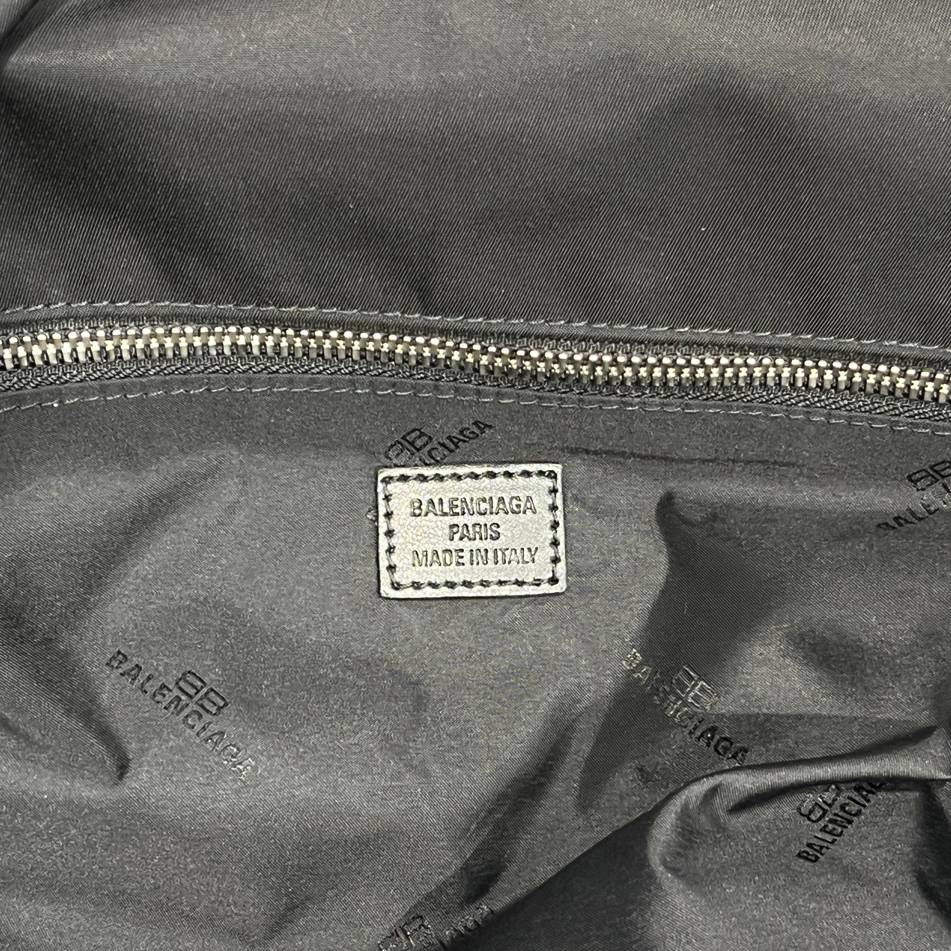 BALENCIAGA/Tote Bag/Nylon/BLK/GENEVE LARGE HOBO view 6
