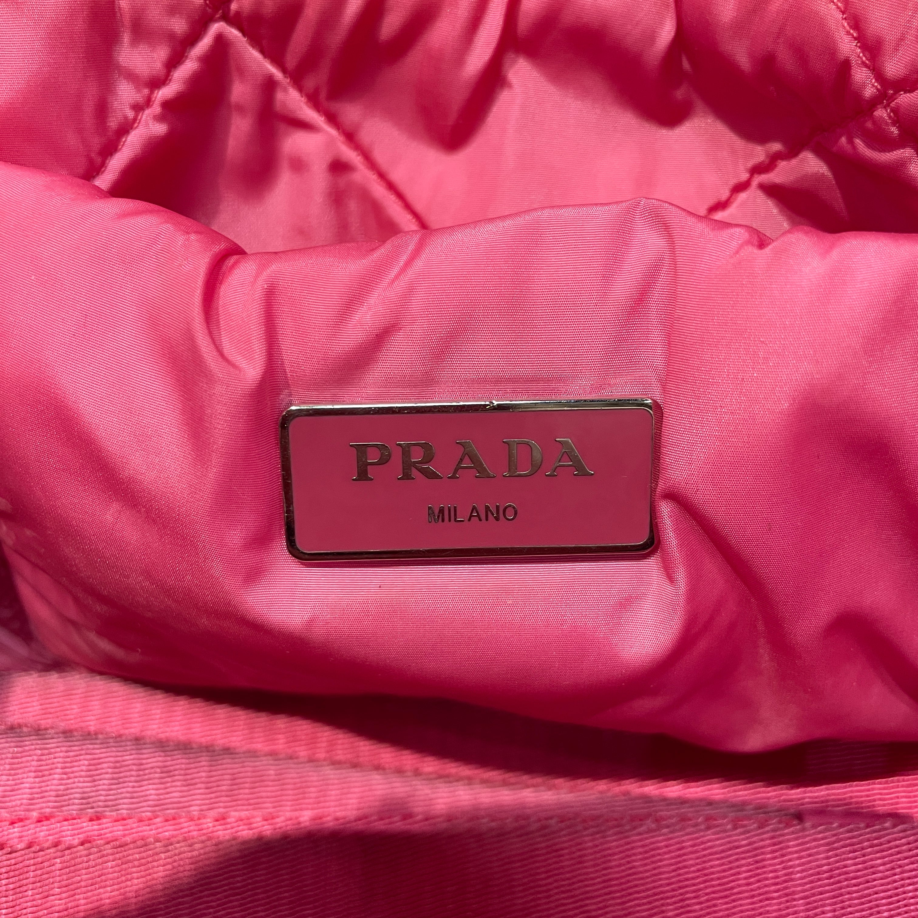 PRADA/Cross Body Bag/Nylon/PNK/Tessuto Bomber view 5