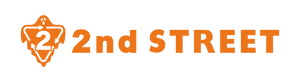 orange 2nd street logo with a ghost on the 2