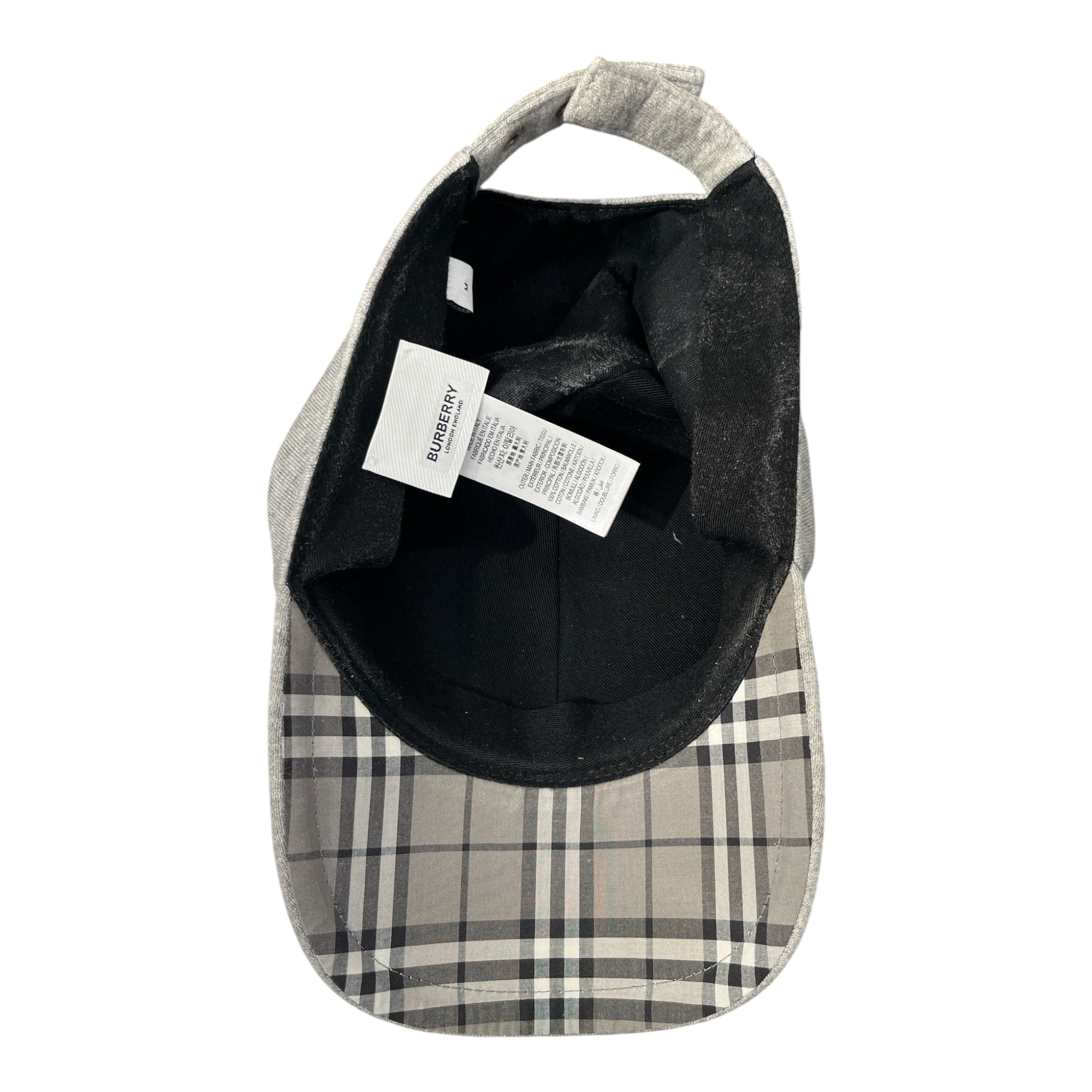 BURBERRY LONDON/Cap/M/Cotton/GRY/M's/BLACK BT view 5