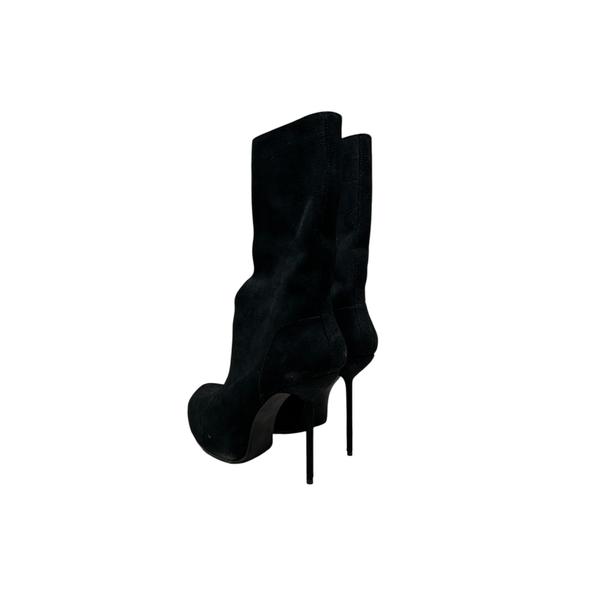 Rick Owens/Heels/EU 40/Leather/BLK/OPEN FACE HEEL view 2