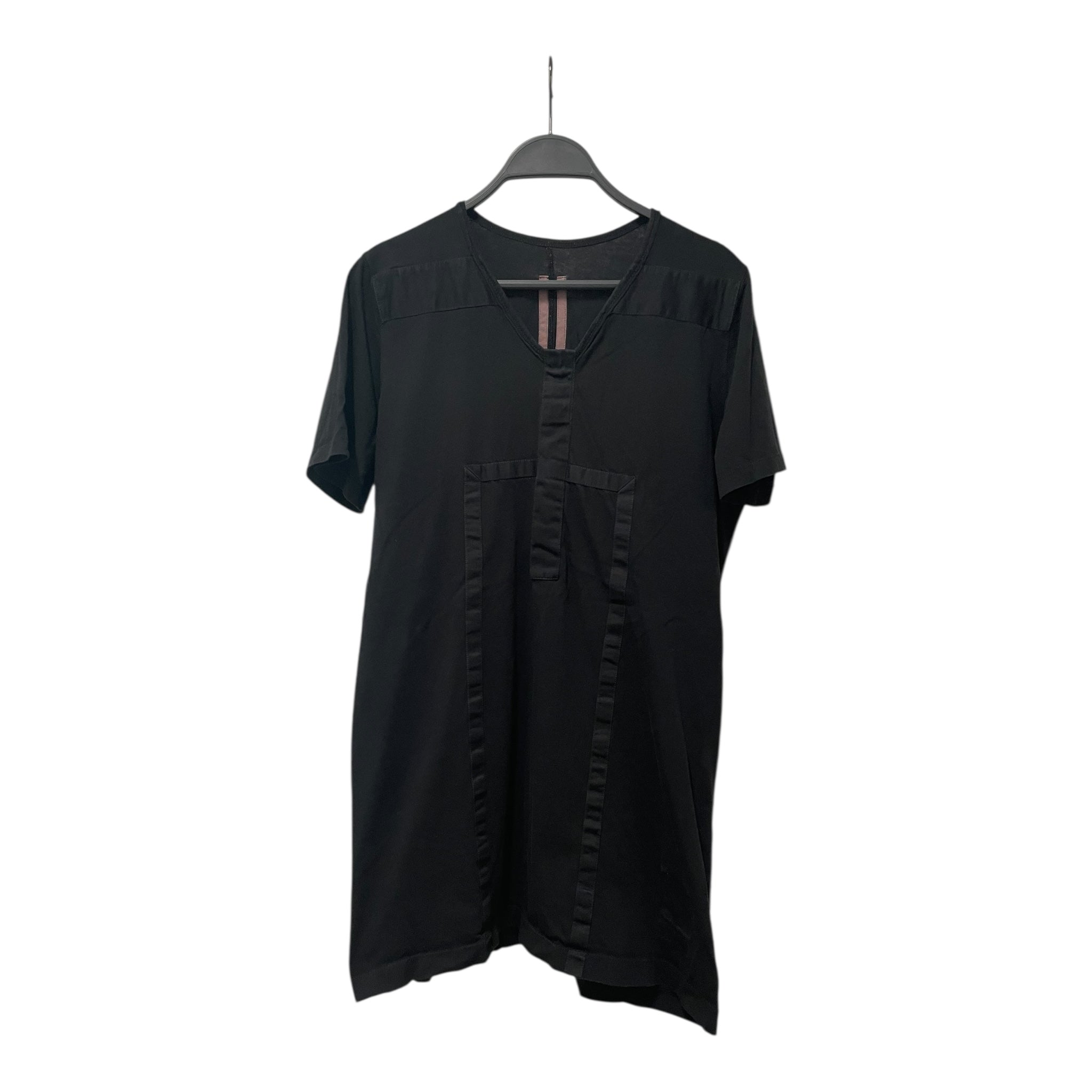 RICK OWENS DRKSHDW/T-Shirt/XS/Cotton/BLK/DU17S5251-RNGEO view 1