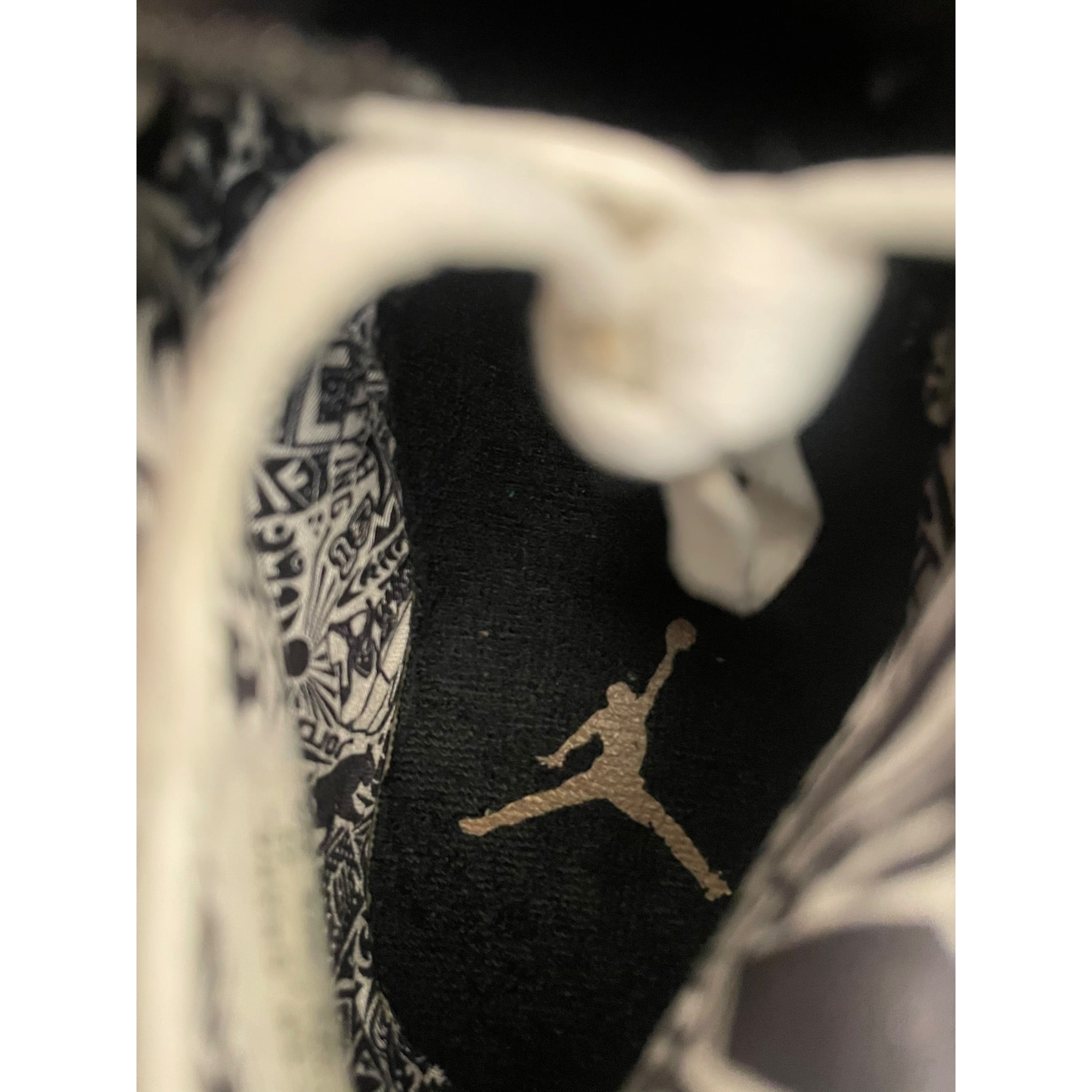 NIKE/JORDAN SPIZIKE/Hi-Sneakers/US 10.5/Leather/GRY/315371-091 view 3
