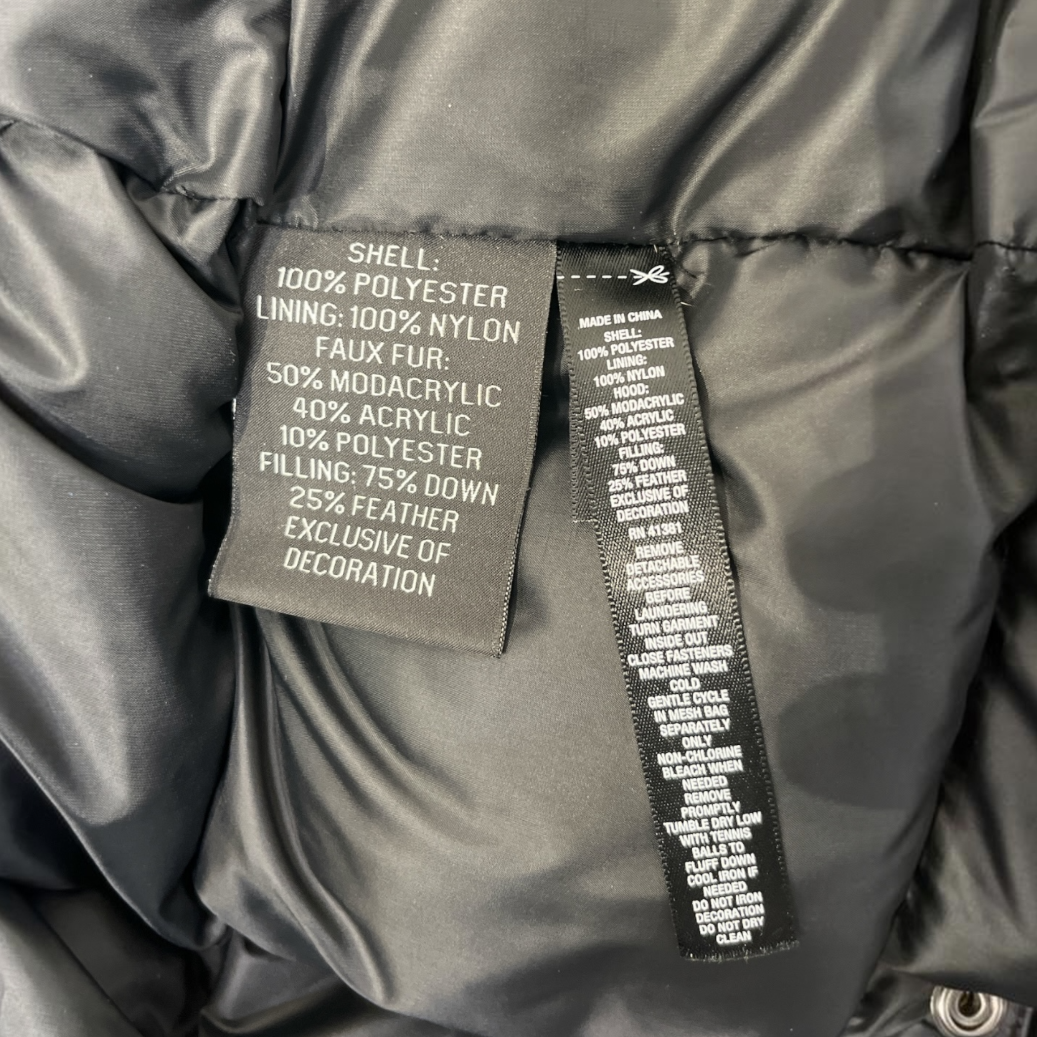 RALPH LAUREN/Coat/XL/BLK/RLX down puffer view 3