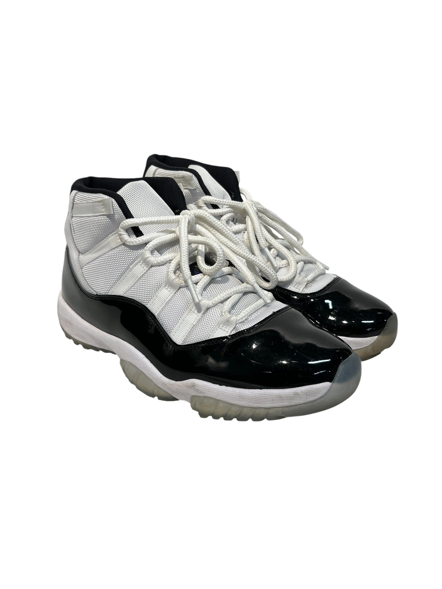 JORDAN BRAND/Hi-Sneakers/US 11/Cotton/WHT/retro 11 "concord" view 1