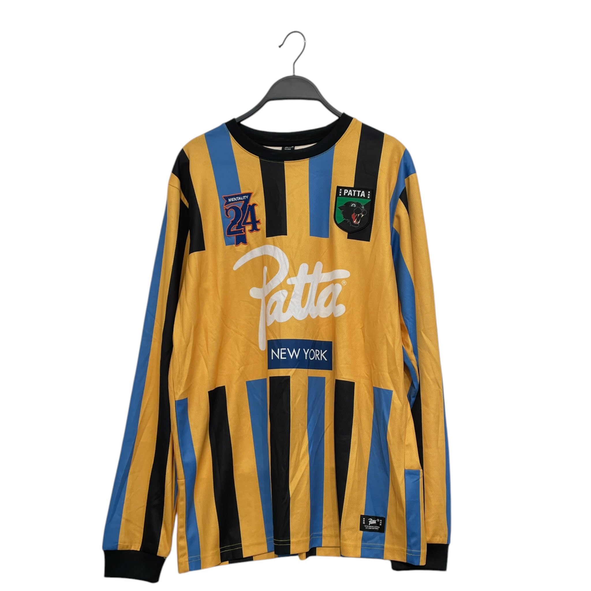 Patta/LS T-Shirt/M/Polyester/YEL/patta new york soccer jersey view 1