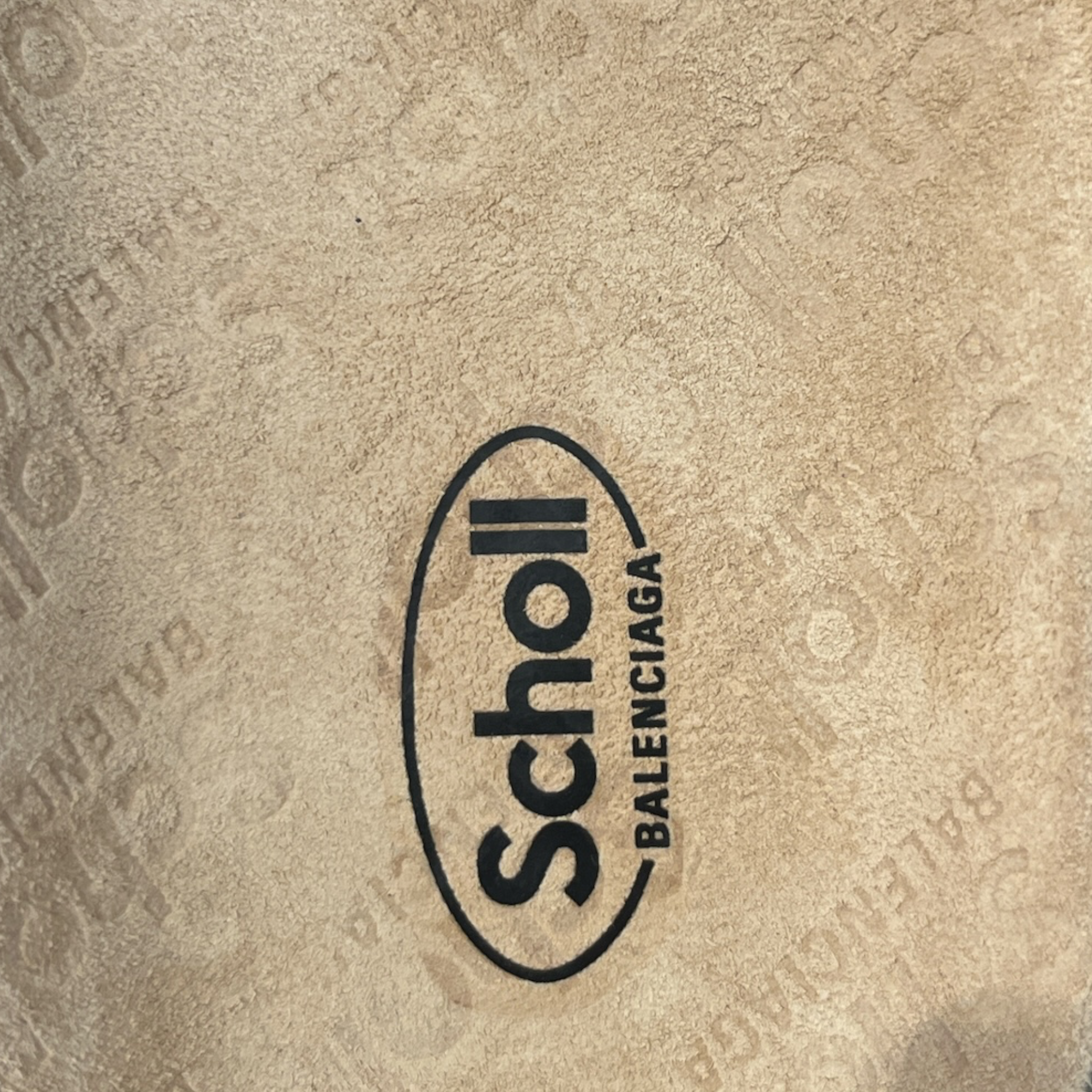 BALENCIAGA/Sandals/US 7.5/CML/BALENCIAGAxSCHOLL SLIDE SANDAL view 3