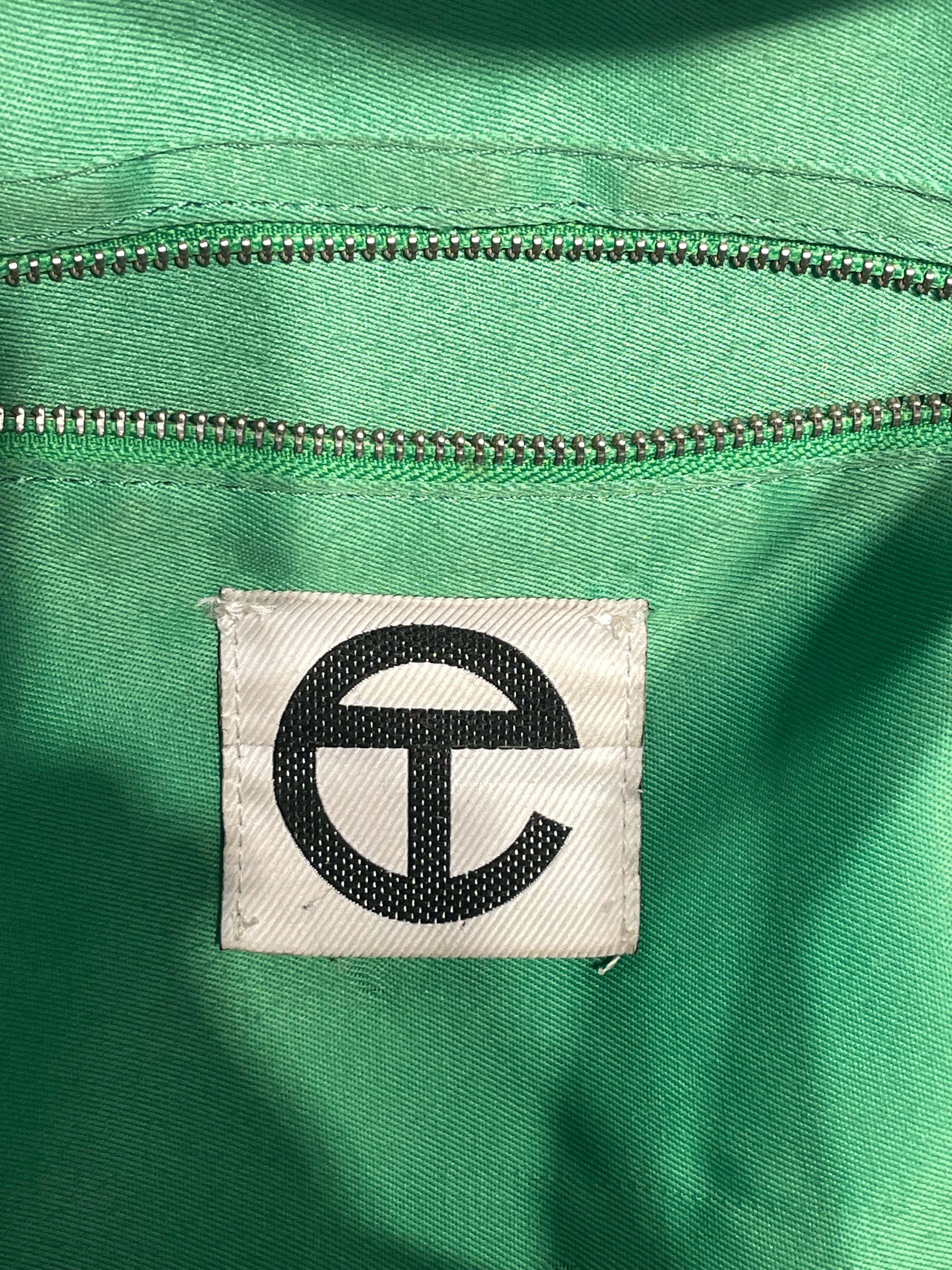 Telfar/Tote Bag/Leather/GRN/ view 3