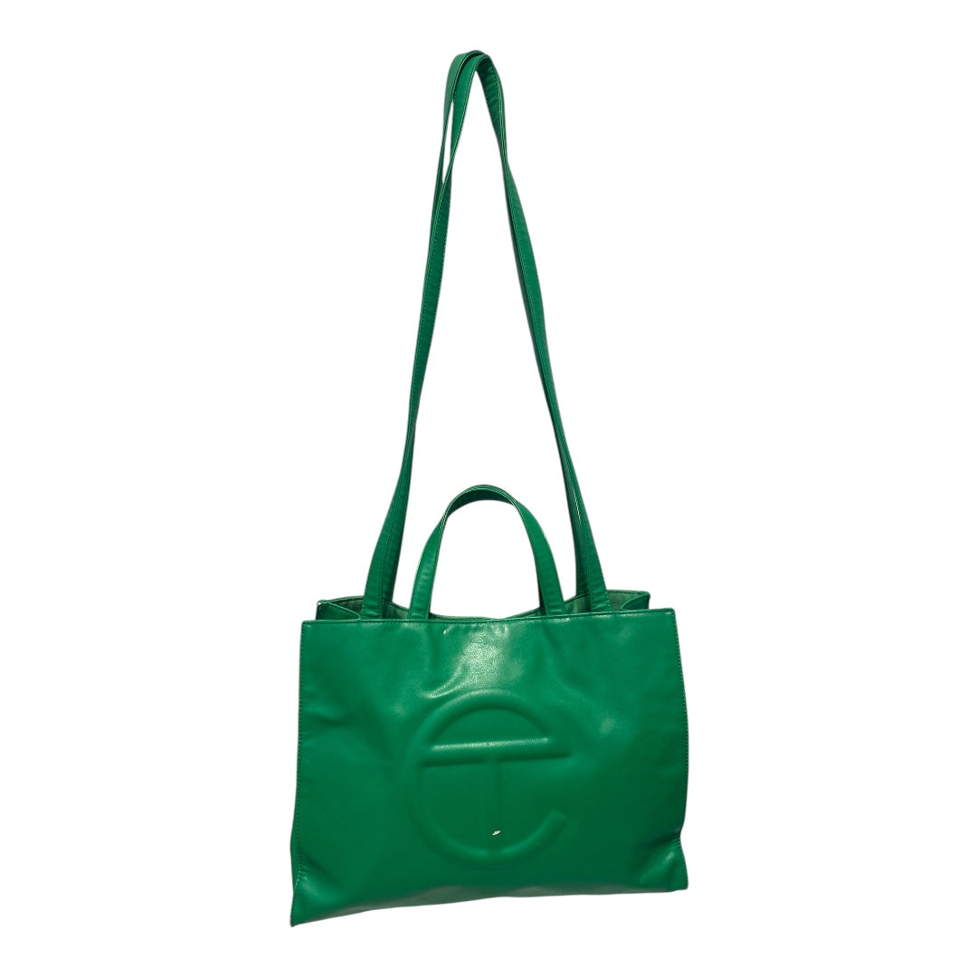 Telfar/Tote Bag/Leather/GRN/ view 1