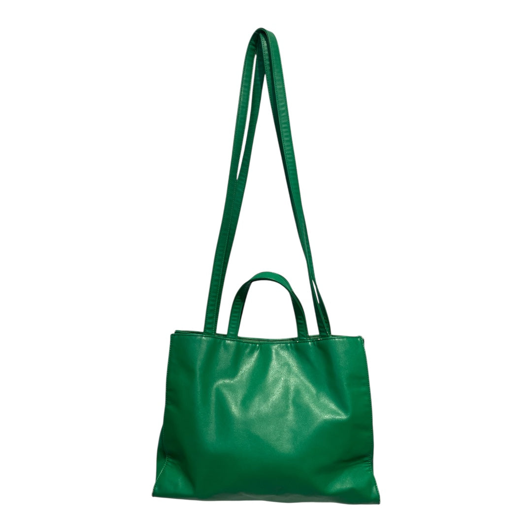 Telfar/Tote Bag/Leather/GRN/ view 2