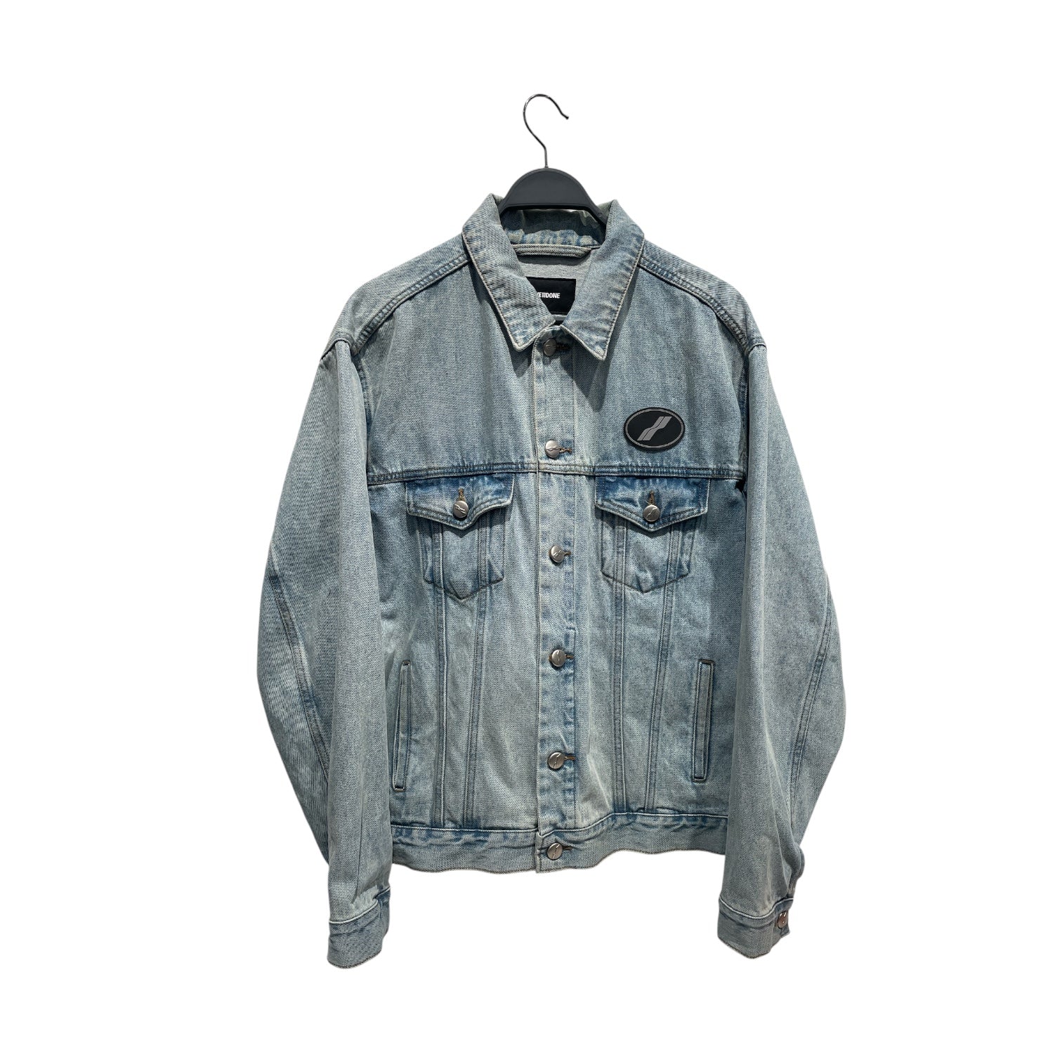 WE11DONE/Denim Jkt/M/Denim/BLU/Patch Logo Denim Jacket view 1