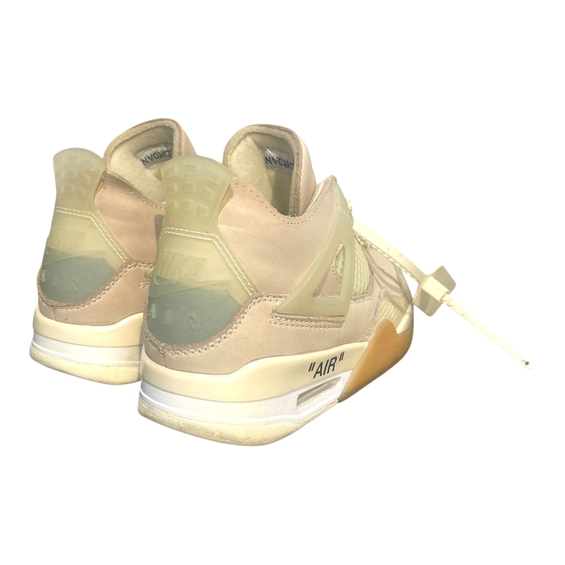 OFF-WHITE/NIKE/Hi-Sneakers/US 6.5/Suede/CRM/Jordan 4 Retro SP Sail CV9388 view 2