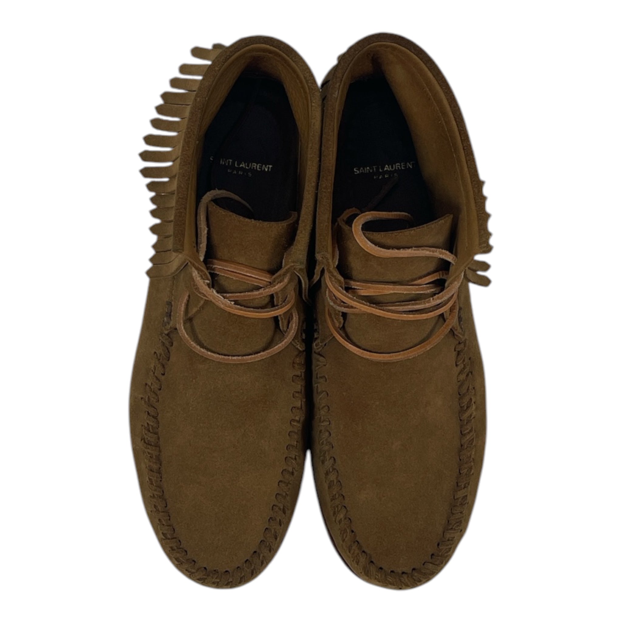 SAINT LAURENT/Hi-Sneakers/EU 42/Cotton/CML/MOCCASINS\CLARKS view 3