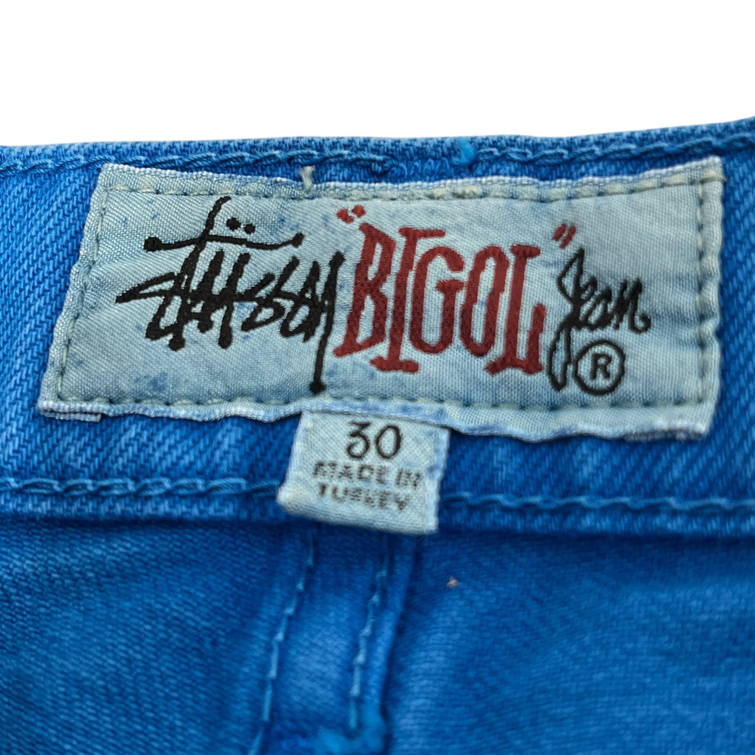 STUSSY/Bottoms/30/Denim/BLU/BIG OL' view 3