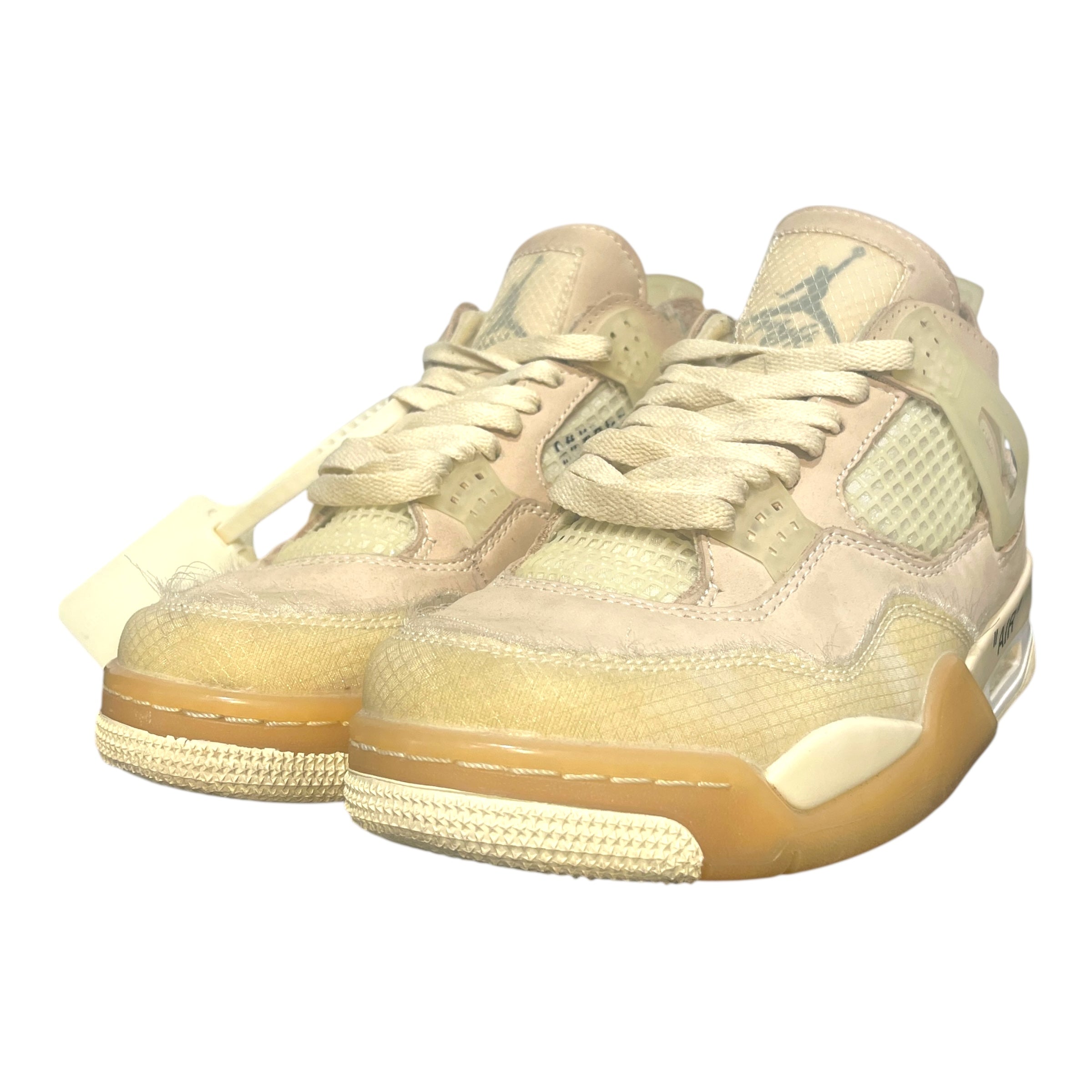 OFF-WHITE/NIKE/Hi-Sneakers/US 6.5/Suede/CRM/Jordan 4 Retro SP Sail CV9388 view 5