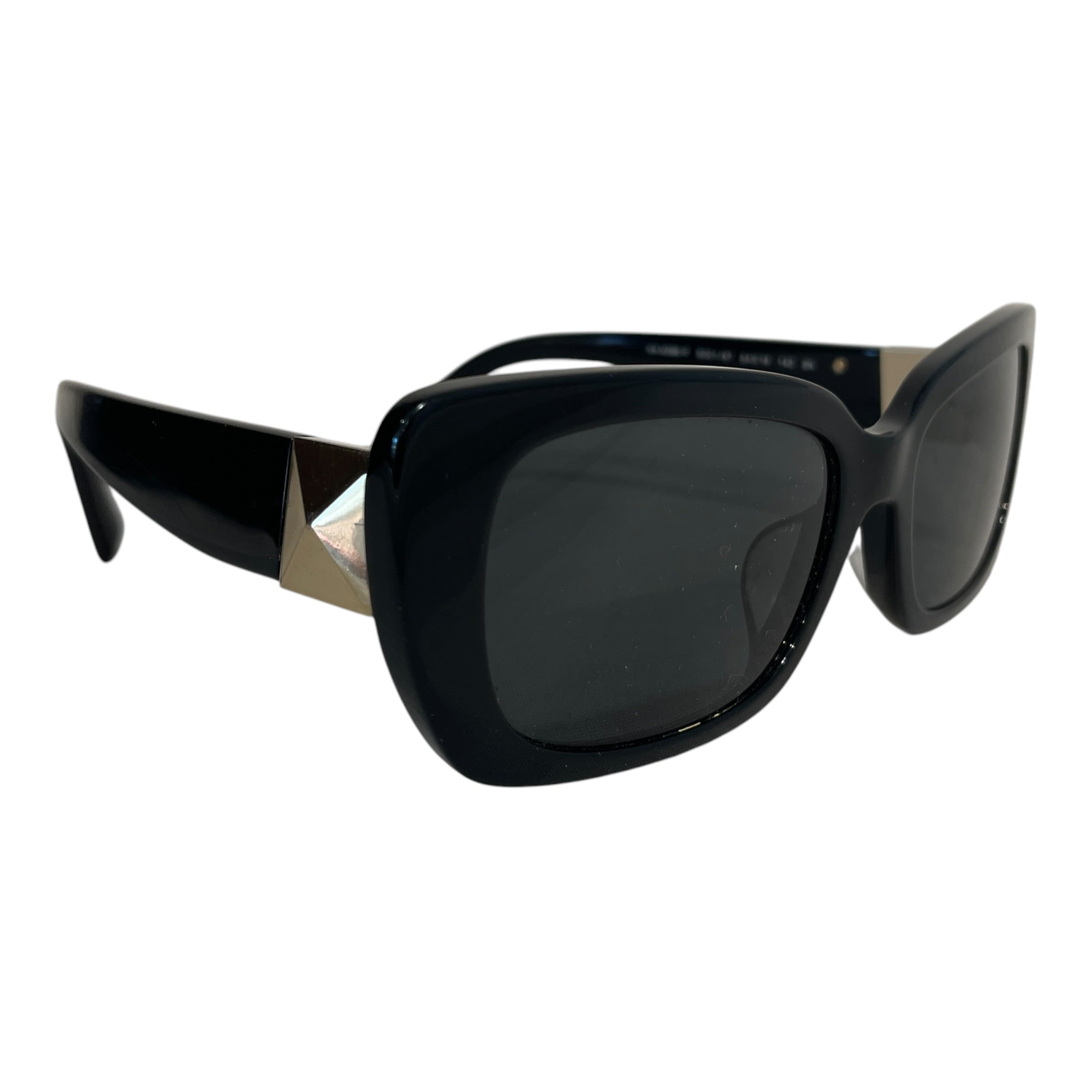 VALENTINO/Sunglasses/Plastic/BLK/Gold Stud Glasses view 2