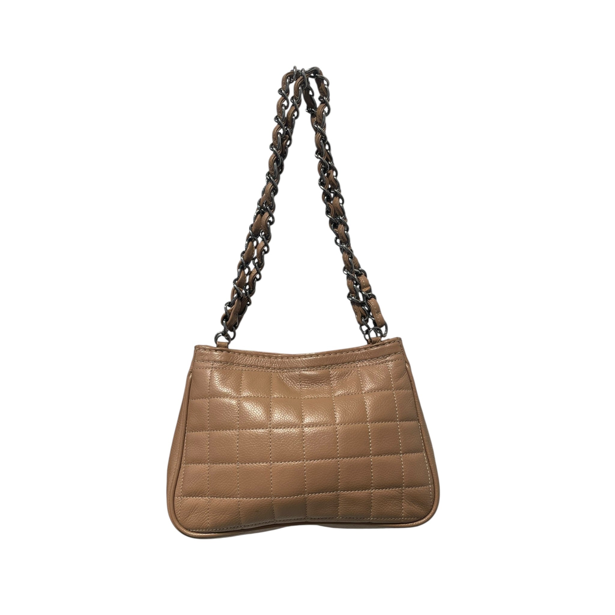 CHANEL/Hand Bag/Leather/BEG/BUTTON BAG view 2