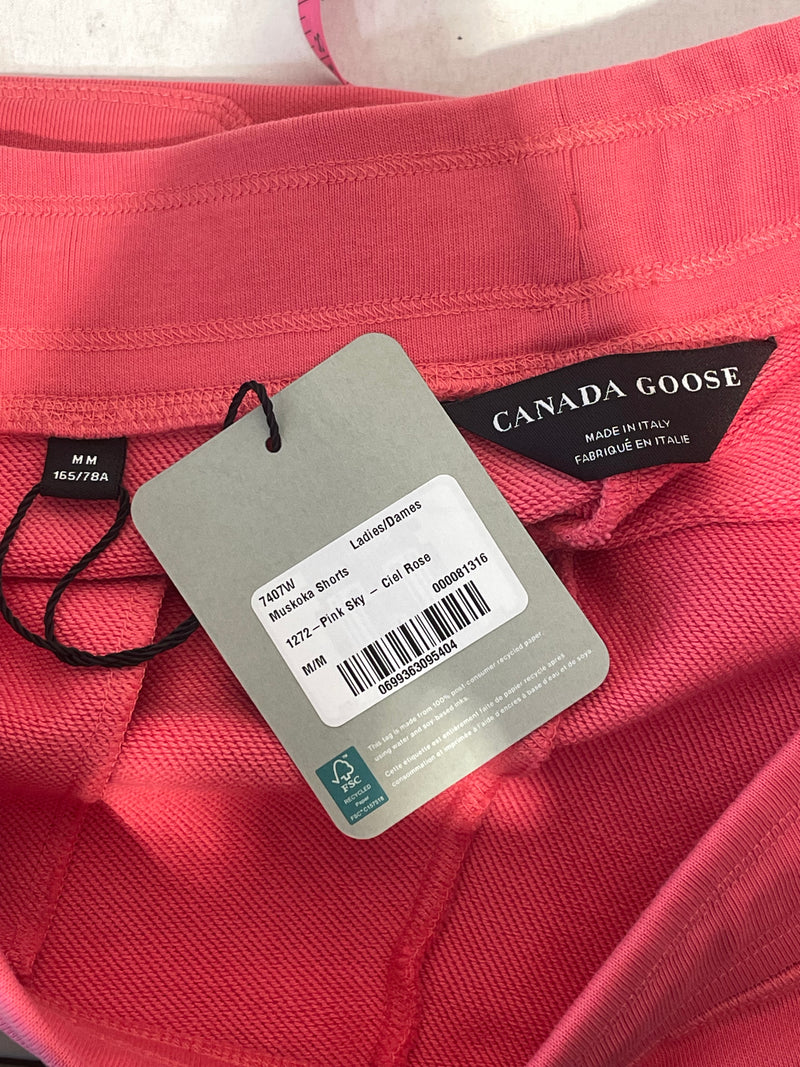CANADA GOOSE/Shorts/M/Cotton/PNK/ EMBROIDERED
