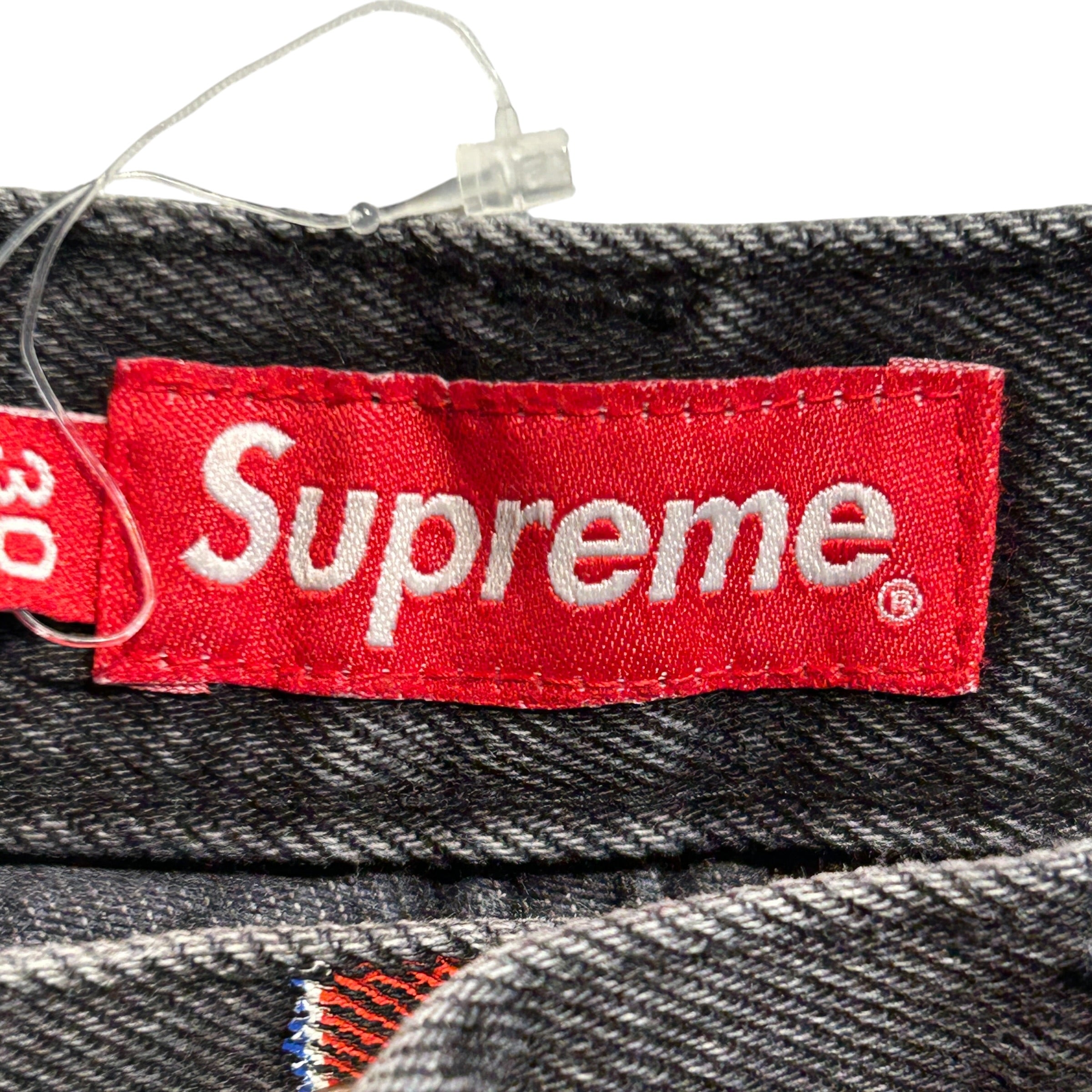 Supreme/Straight Pants/30/Denim/GRY/All Over Print/666 Straight Denim view 1