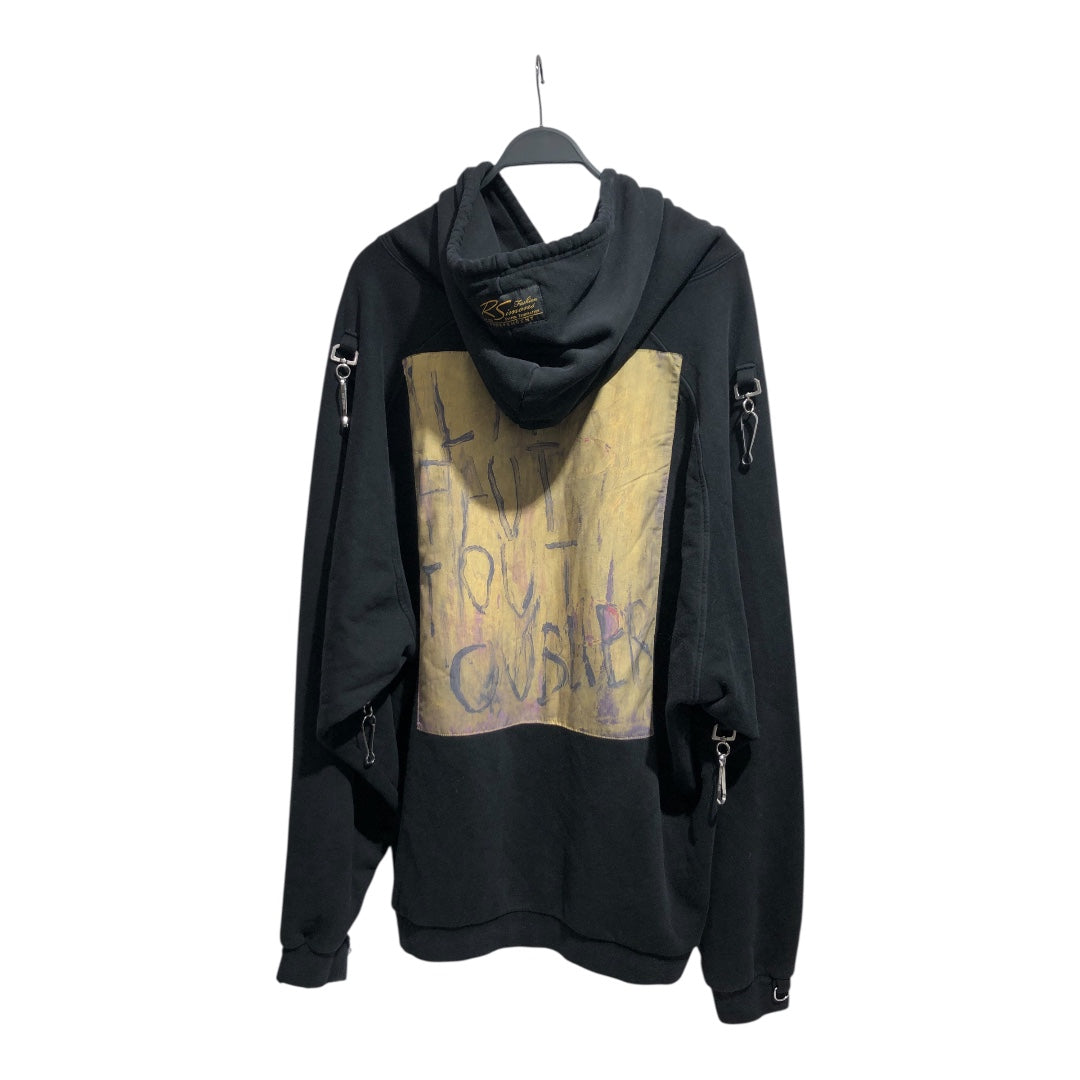 RAF SIMONS/Hoodie/M/Cotton/BLK/Oversize/ view 2