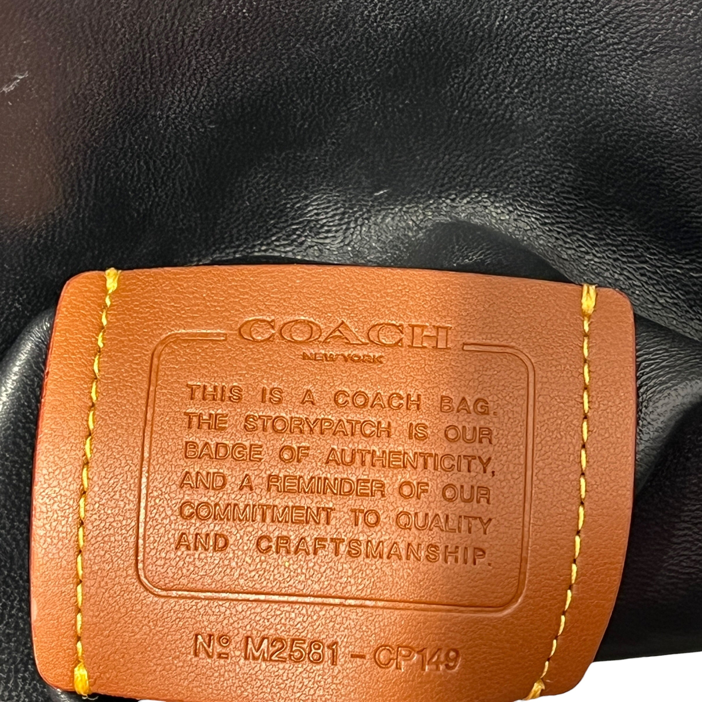 COACH/Bag/Leather/BLK/cp149 quilted tabby view 5