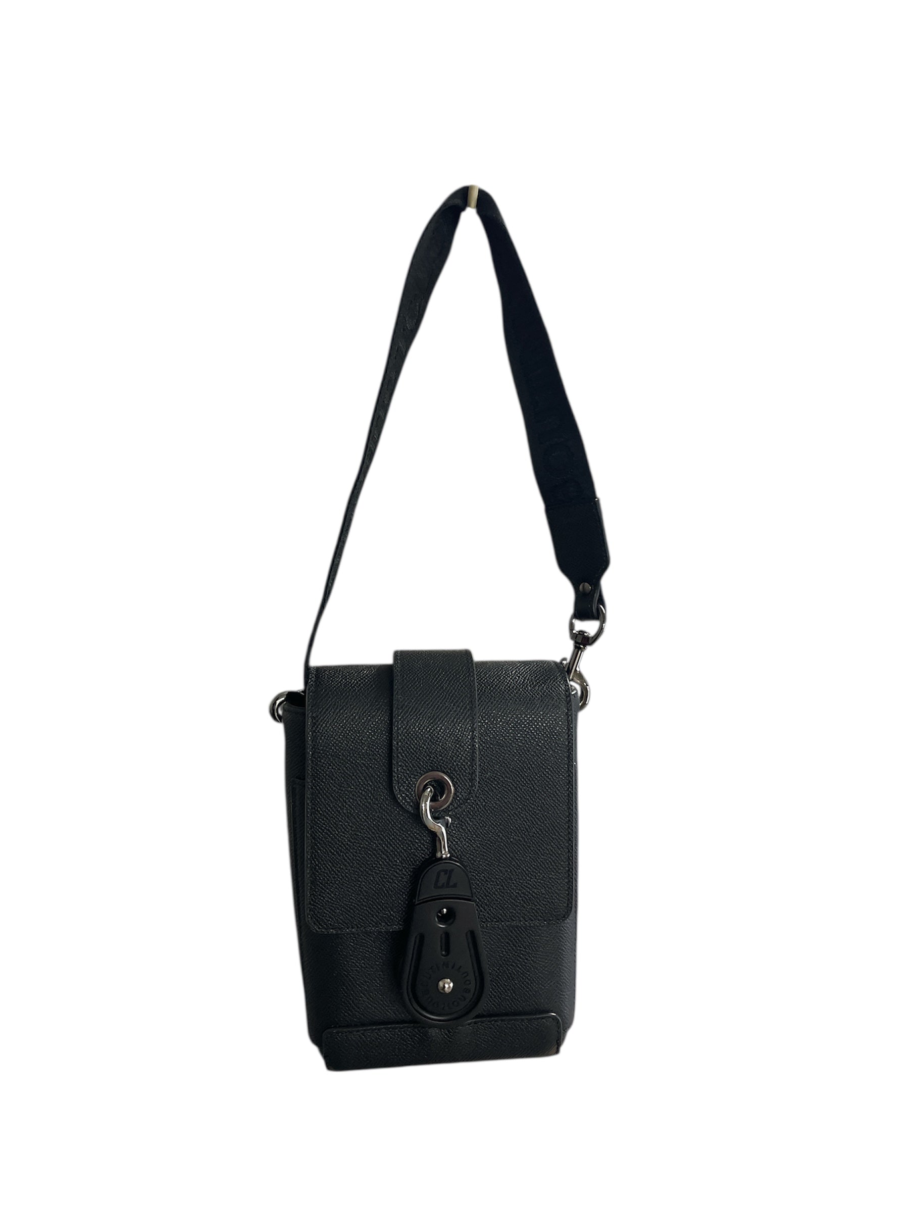 Christian Louboutin/Cross Body Bag/Leather/BLK/GROOVY NORTH SOUTH CROSSBODY view 1