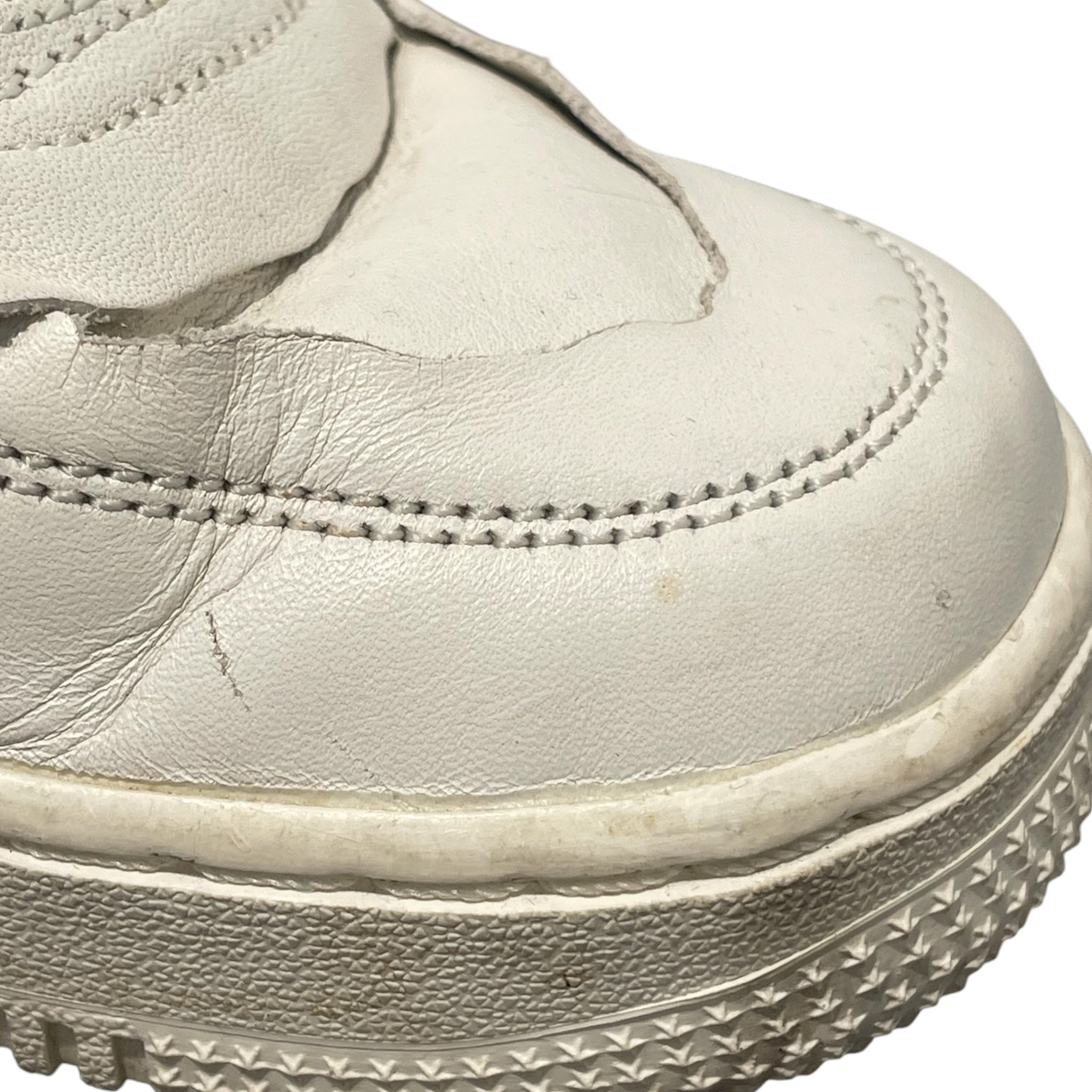 COMME des GARCONS/NIKE/Low-Sneakers/US 7/WHT/U-Tip/all white with strap view 5