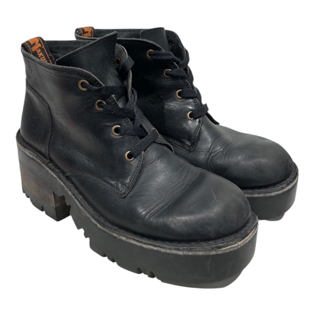 MAKULI BY ZALE/Boots/FREE/Leather/BLK/CHUNKY SOLE BOOT view 1