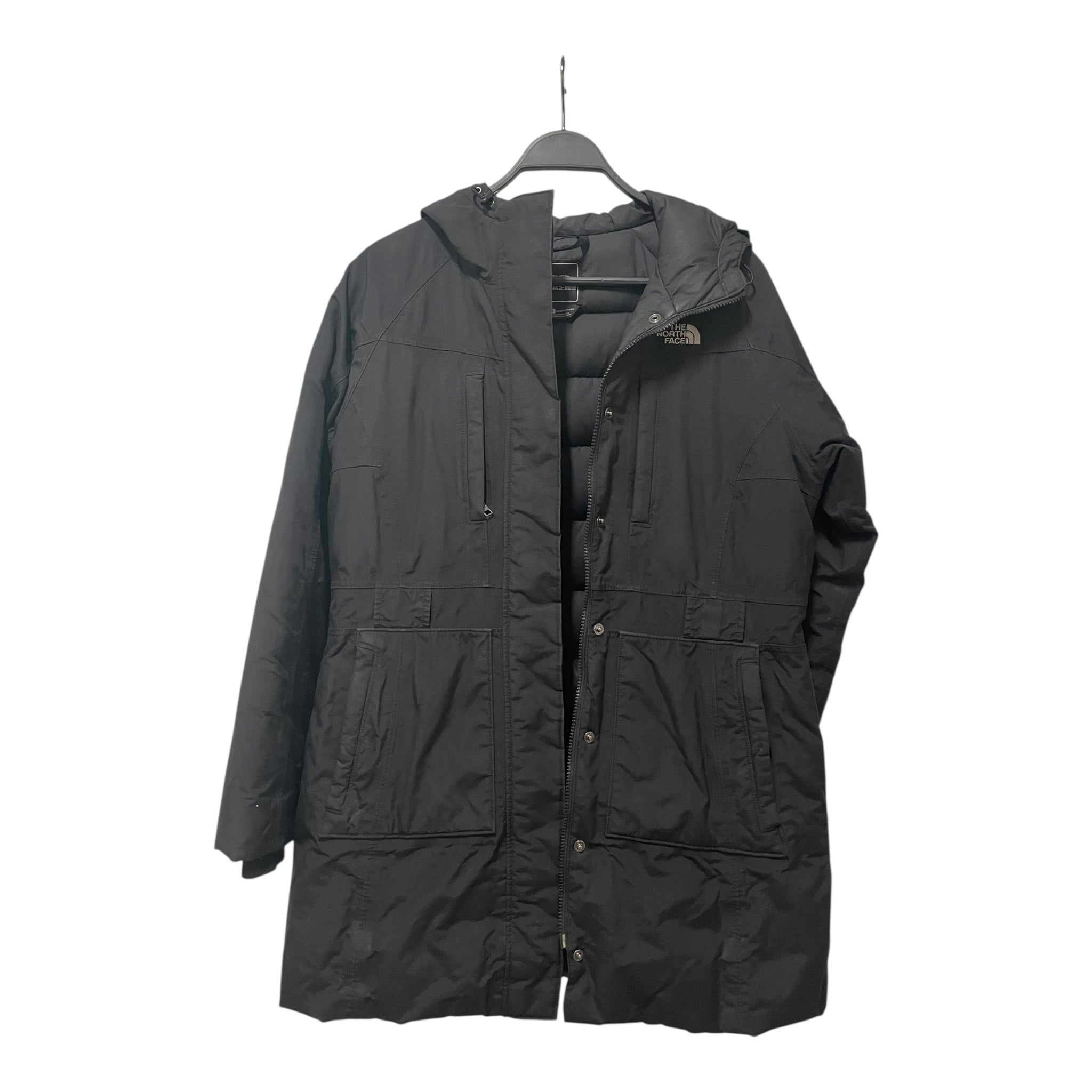 THE NORTH FACE/Coat/L/Cotton/BLK/with hood view 1