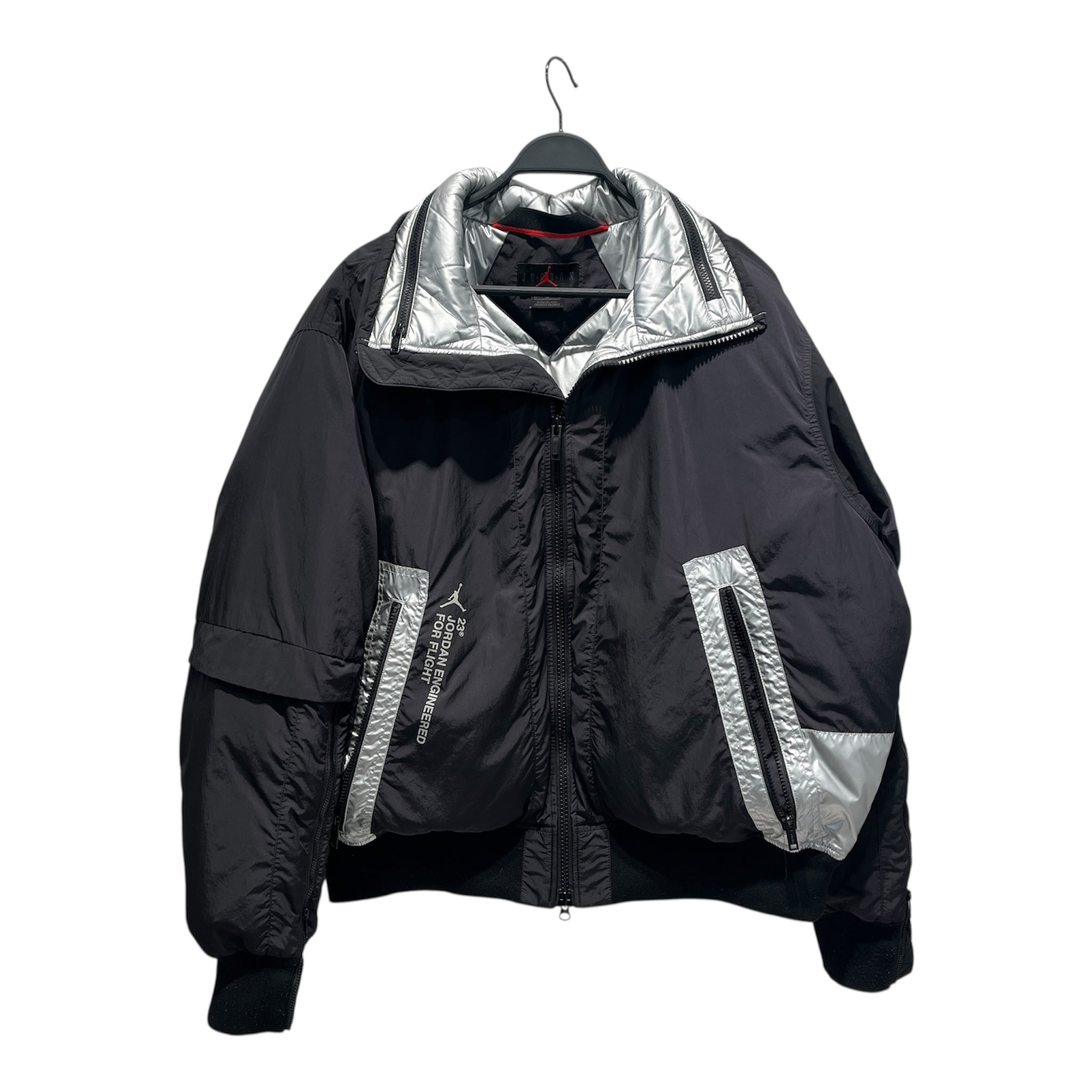 JORDAN BRAND/NIKE/Puffer Jkt/M/Nylon/BLK/23 ENGINEERED MA-1 REVERSIBLE view 1