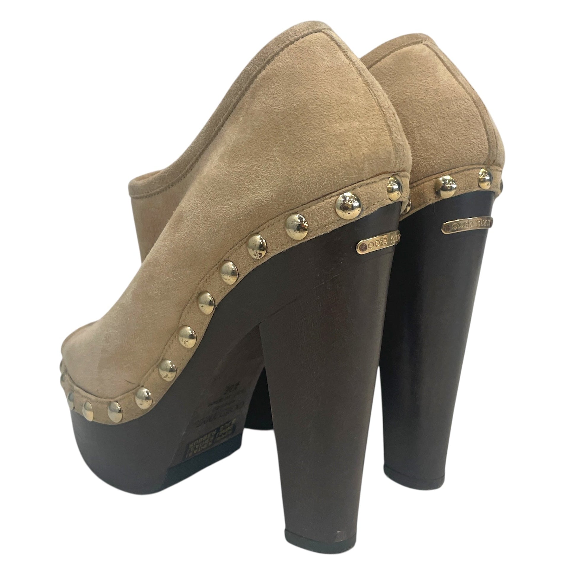 JIMMY CHOO/Heels/EU 36.5/Leather/BEG/ view 2
