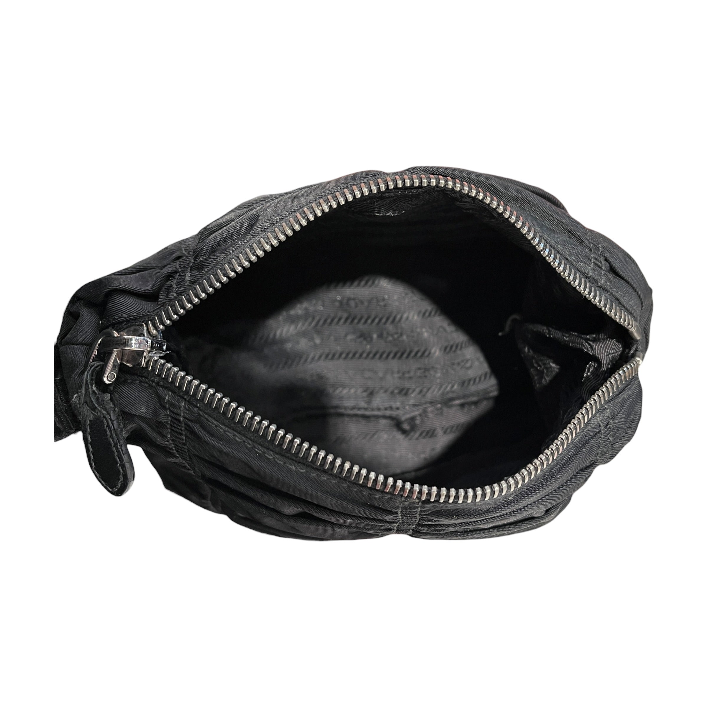 PRADA/Pouch/Nylon/BLK/GAUFRE WITH ZIPPER view 5