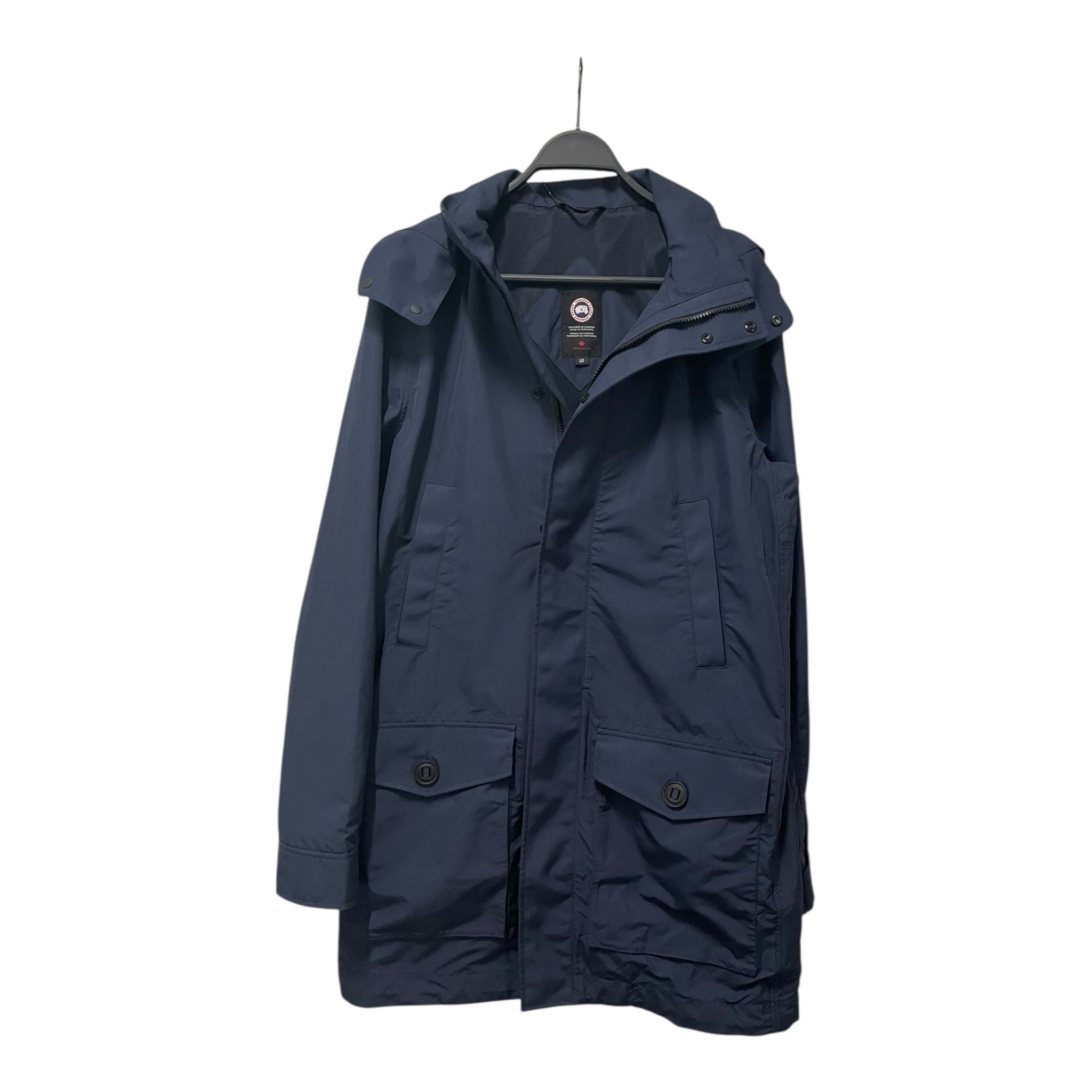 CANADA GOOSE/Jacket/L/Nylon/NVY/CREW TRENCH view 1