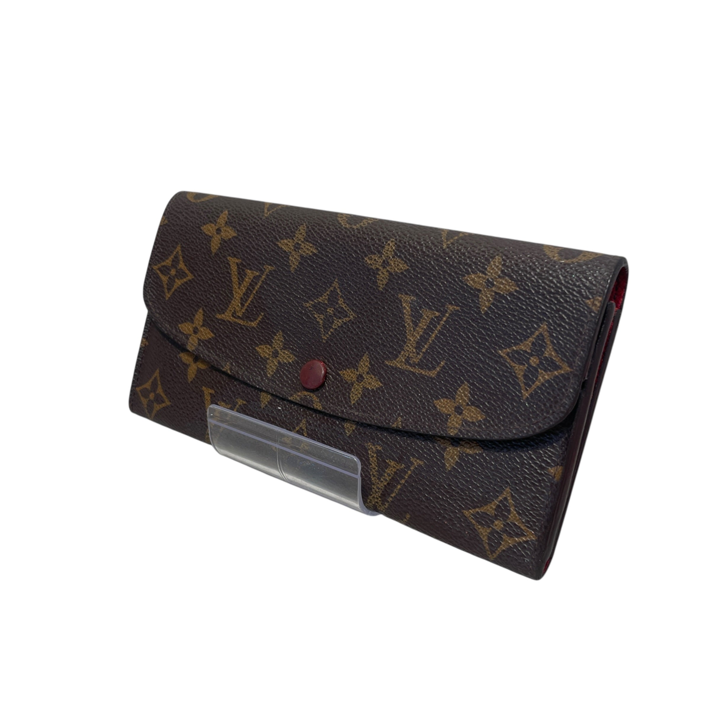 LOUIS VUITTON/Long Wallet/Monogram/Leather/BRW/L's/Emilie Wallet view 1