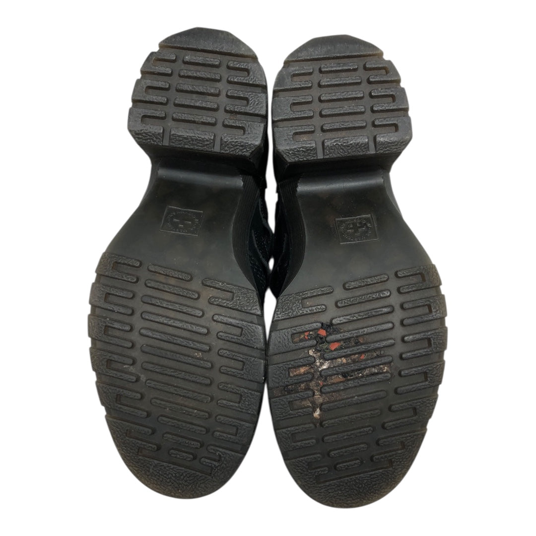Dr.Martens/Boots/US 10/Leather/BLK/eviee heel boot double buckle view 4