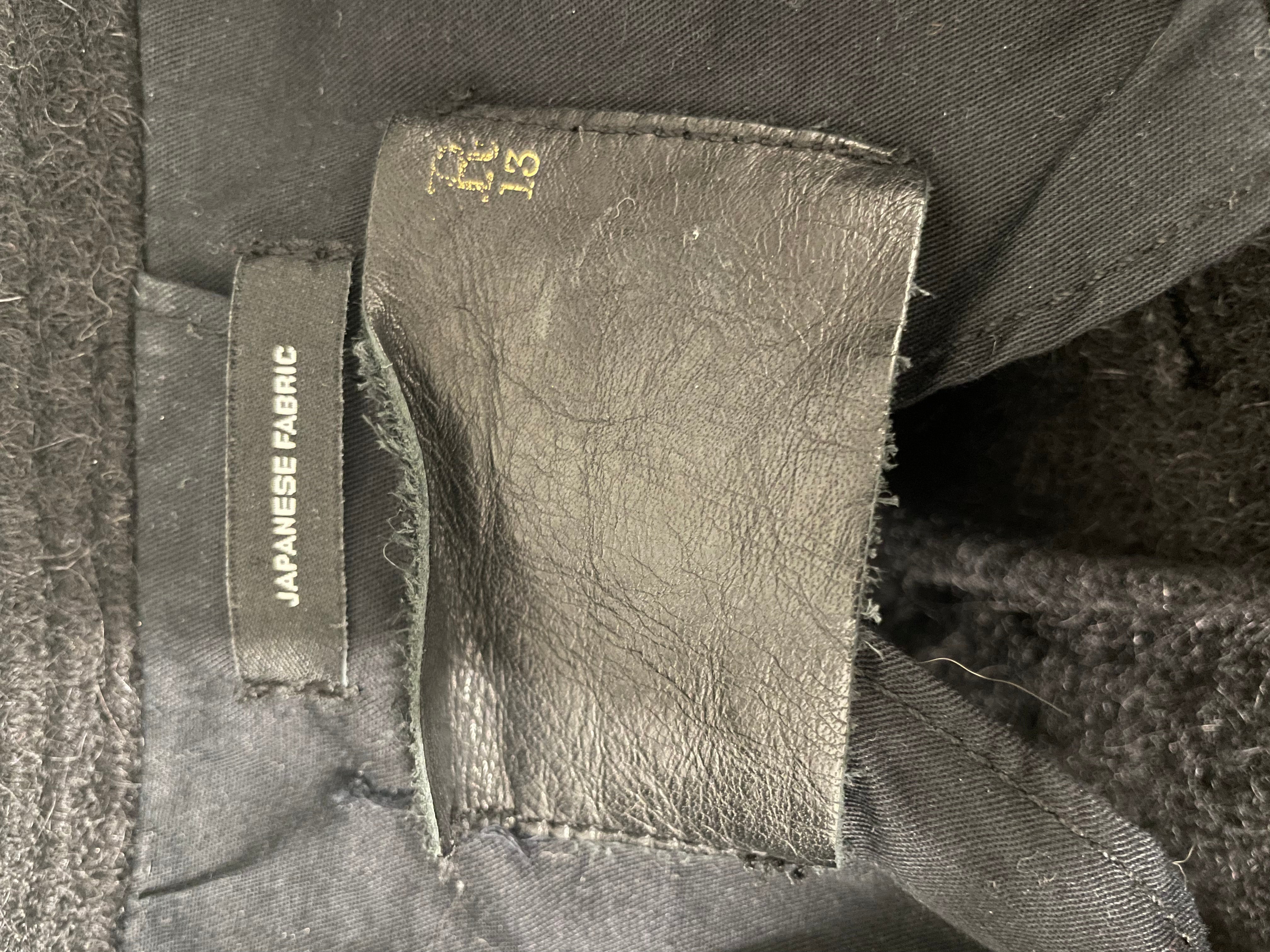 R13/Coat/S/Wool/BLK/WOOL FELT, ANCHOR BUTTONS view 3
