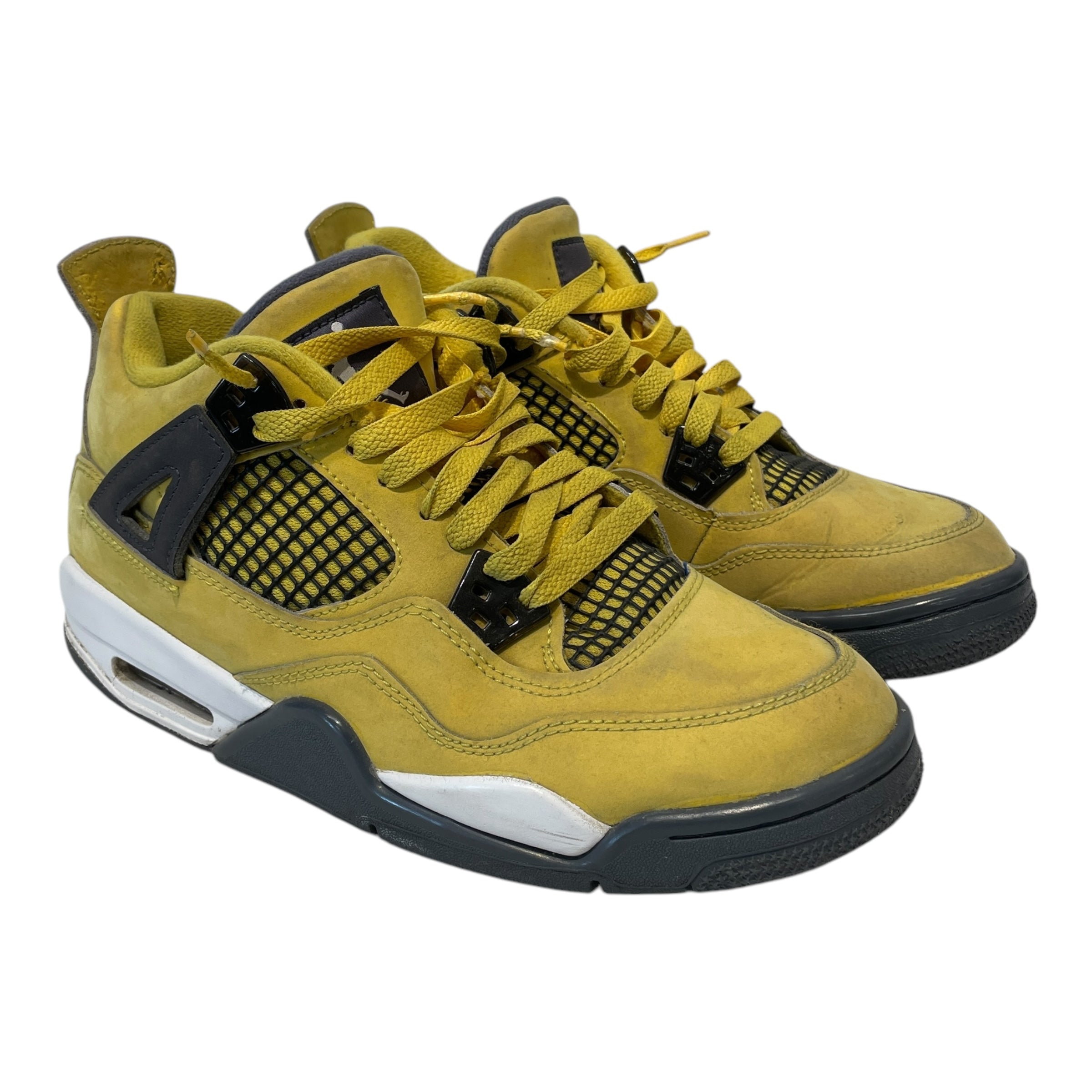 NIKE/Hi-Sneakers/US 7/Leather/YEL/Jordan 4 Lightning view 1
