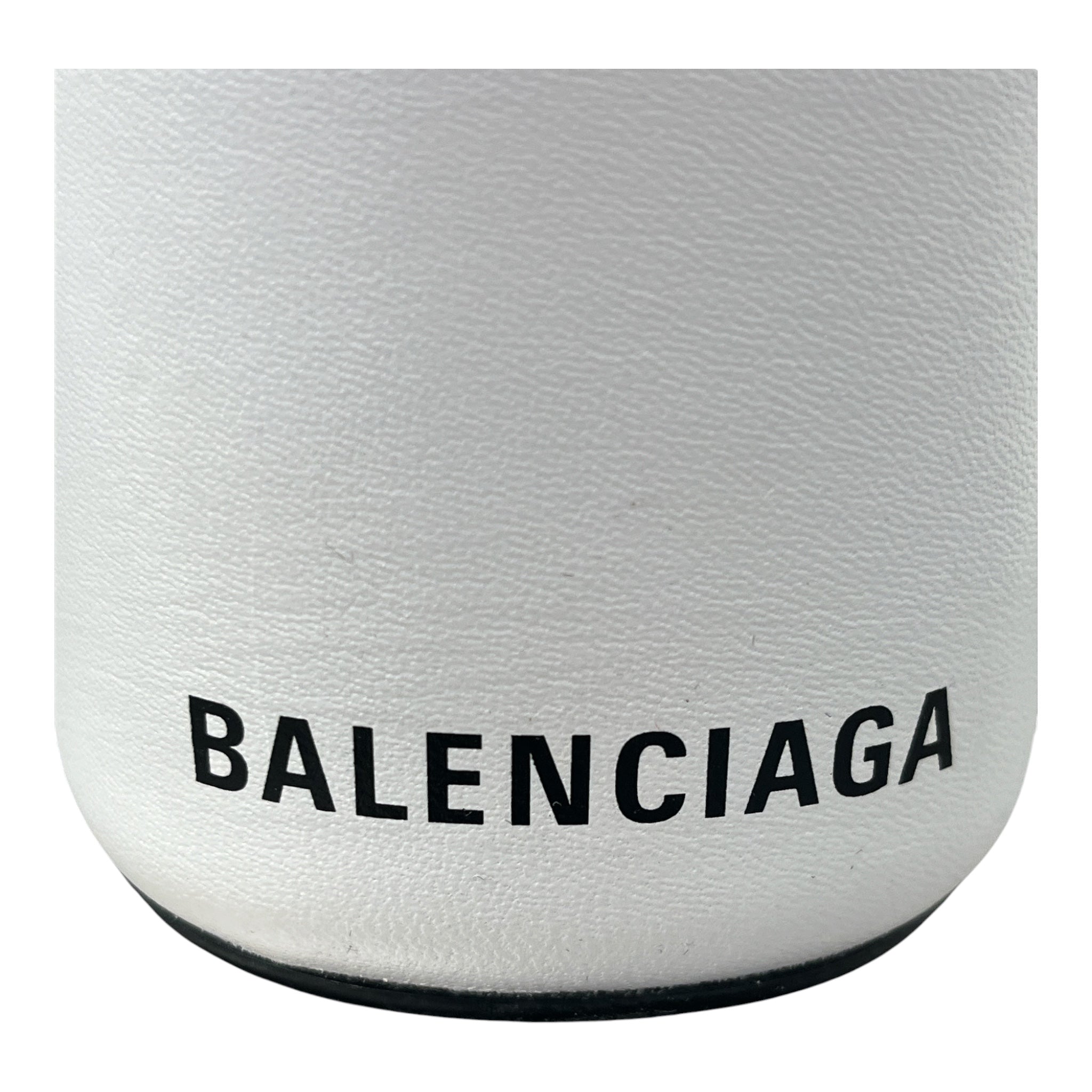 BALENCIAGA/Sandals/EU 38/Leather/WHT/WEDGE SANDAL view 3
