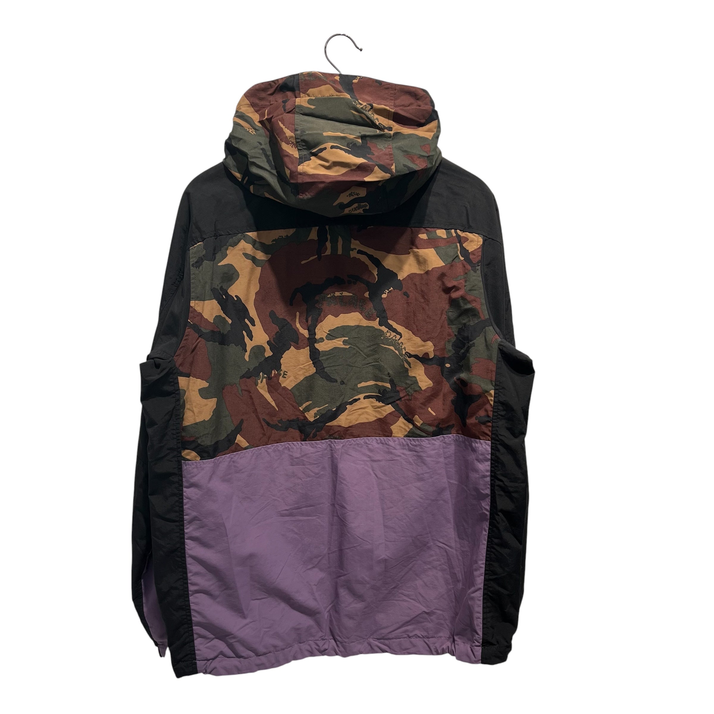 PALACE/Windbreaker/M/Polyester/GRN/Camouflage/PRPL/BLK TRIM PACK HOOD view 2