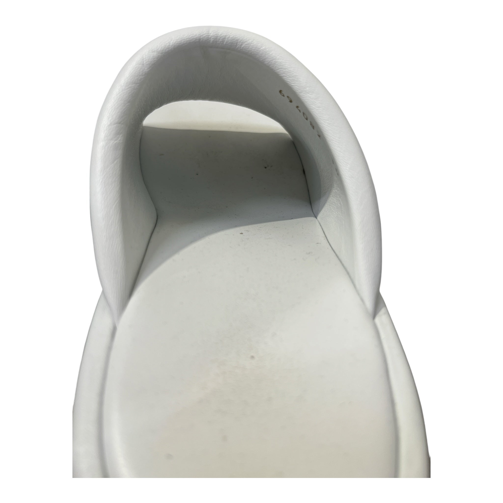 BALENCIAGA/Sandals/EU 38/Leather/WHT/WEDGE SANDAL view 4