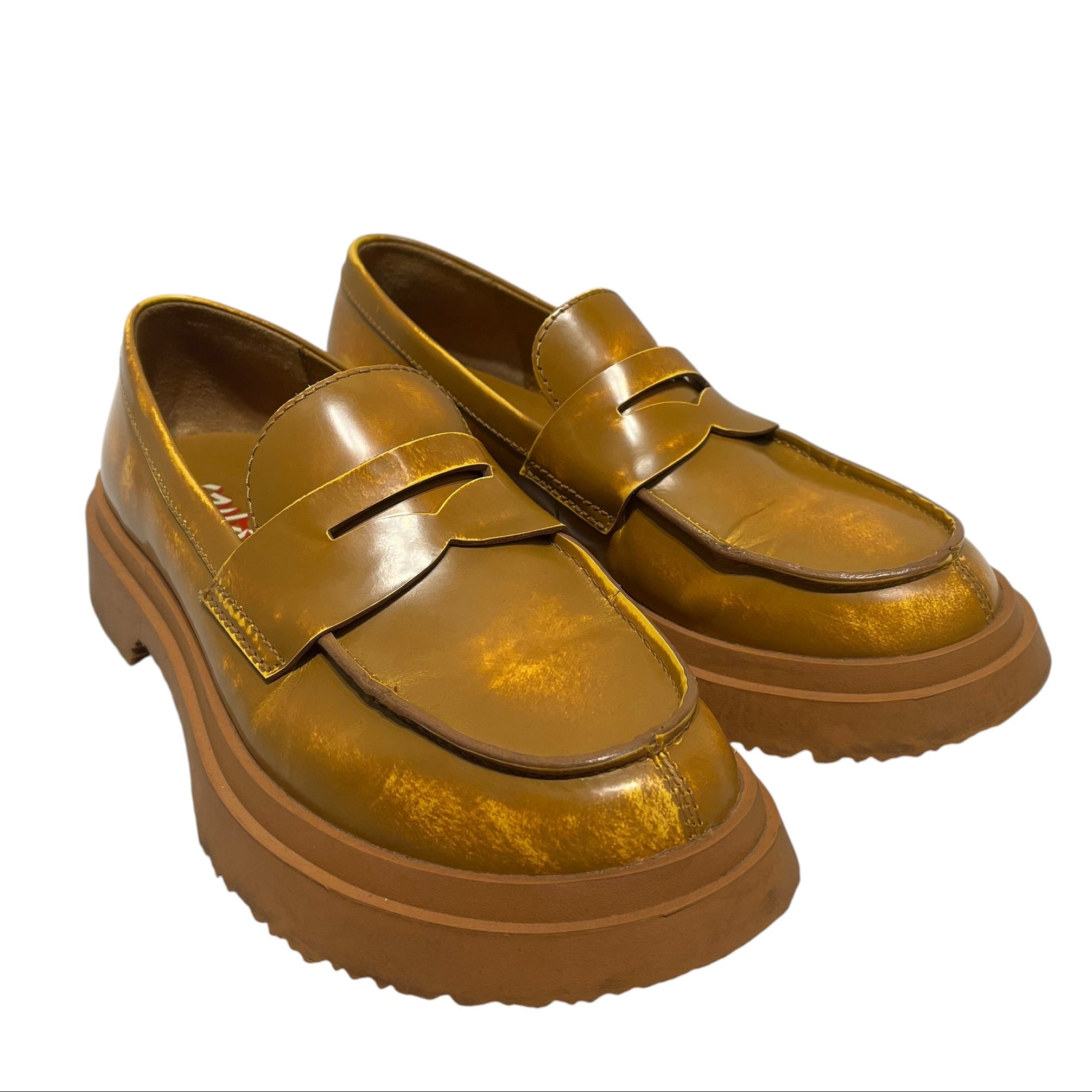 CAMPERLAB/Loafers/US 7/Leather/GLD/YELLOWISH GOLD view 1