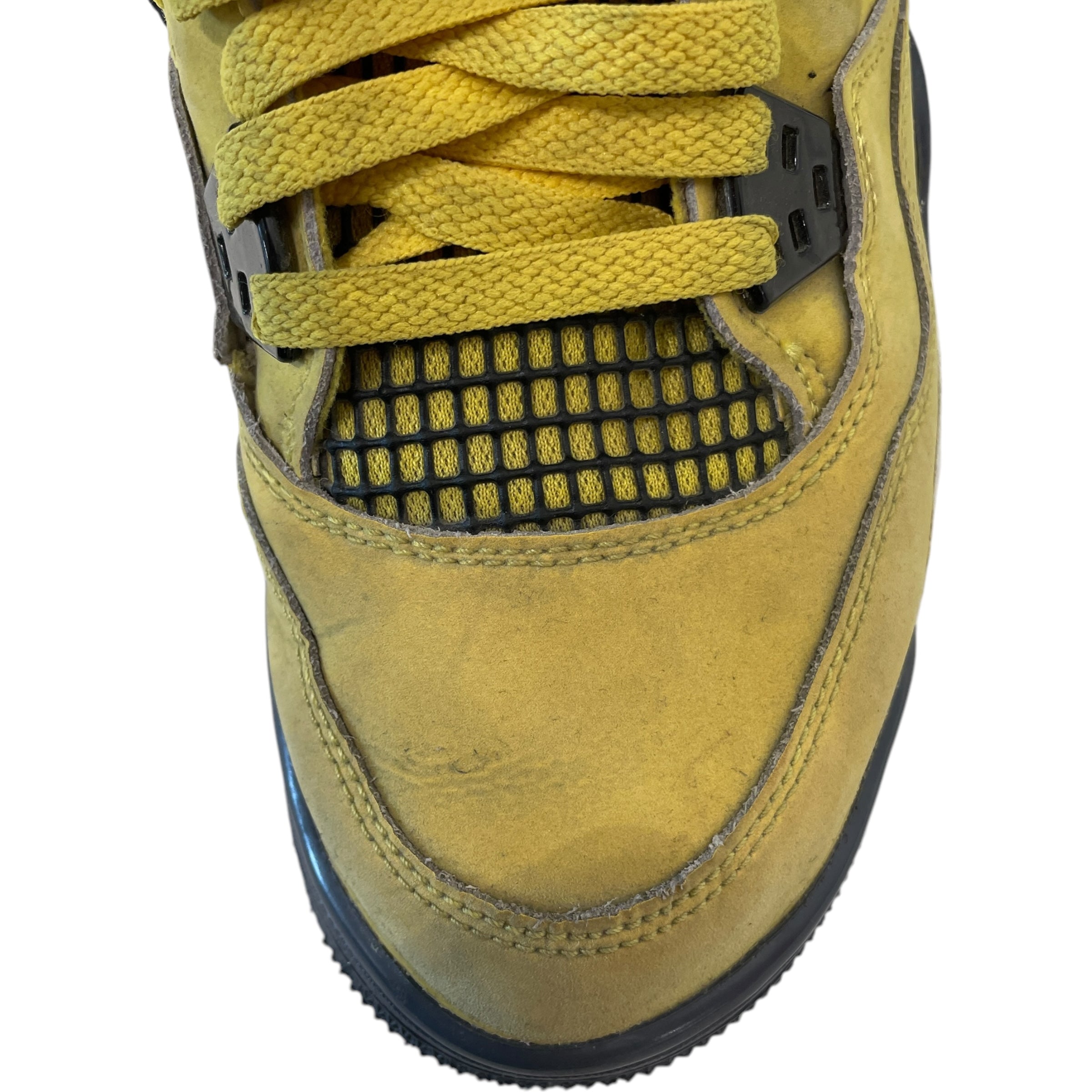 NIKE/Hi-Sneakers/US 7/Leather/YEL/Jordan 4 Lightning view 4