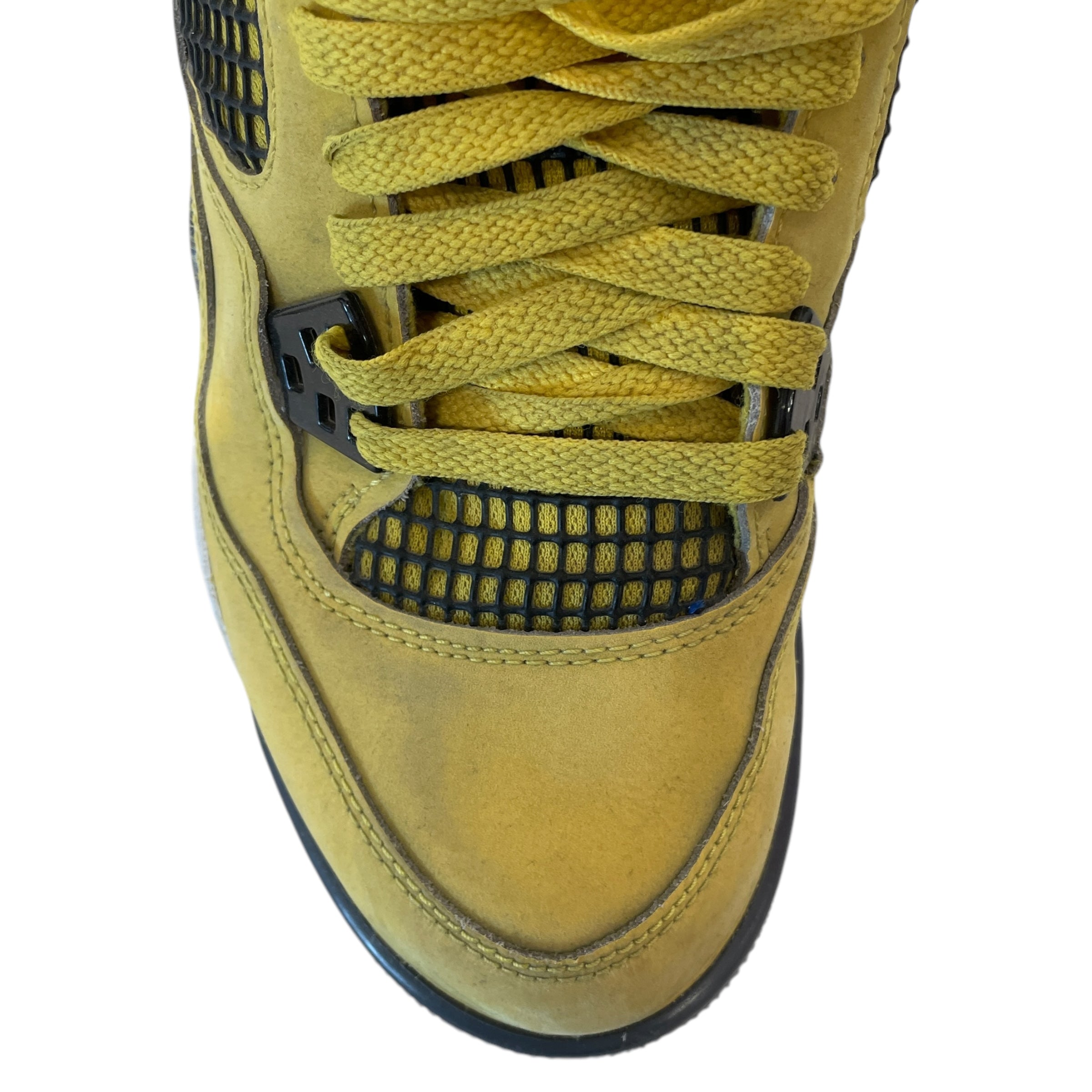 NIKE/Hi-Sneakers/US 7/Leather/YEL/Jordan 4 Lightning view 5