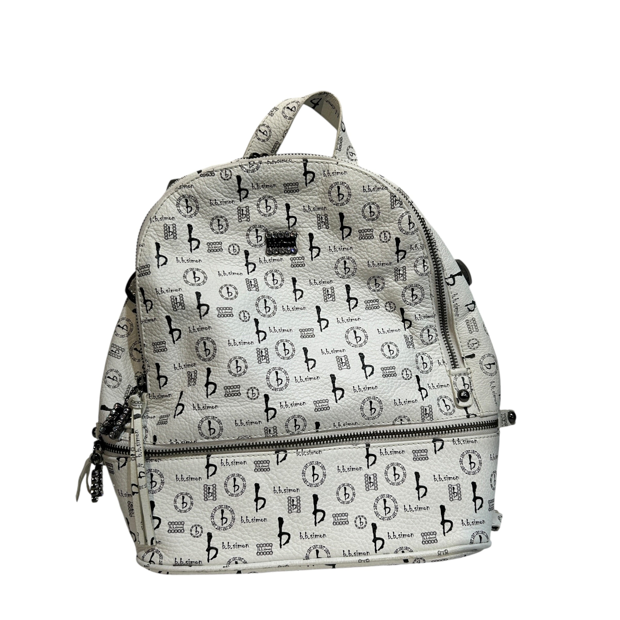 b.b.simon/Backpack/Monogram/WHT/ view 1