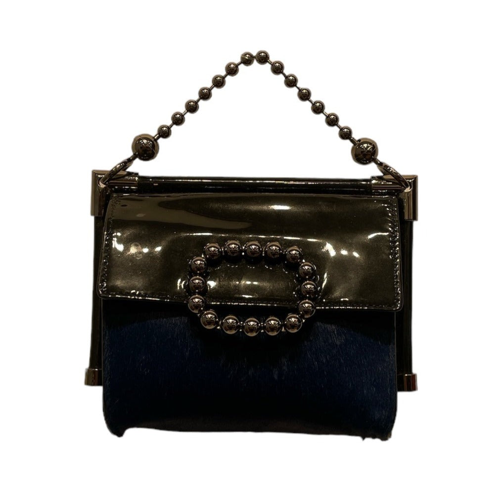 Roger Vivier/Hand Bag/BLU/Ponyhair Beads view 1